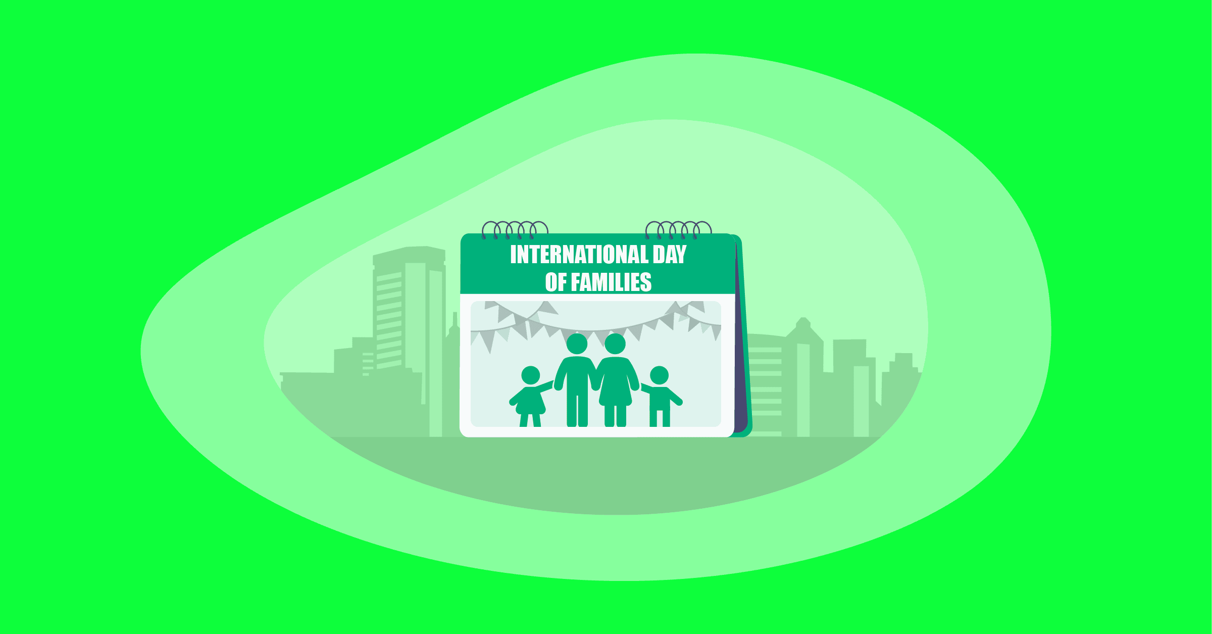 Illustration of International Day of Families