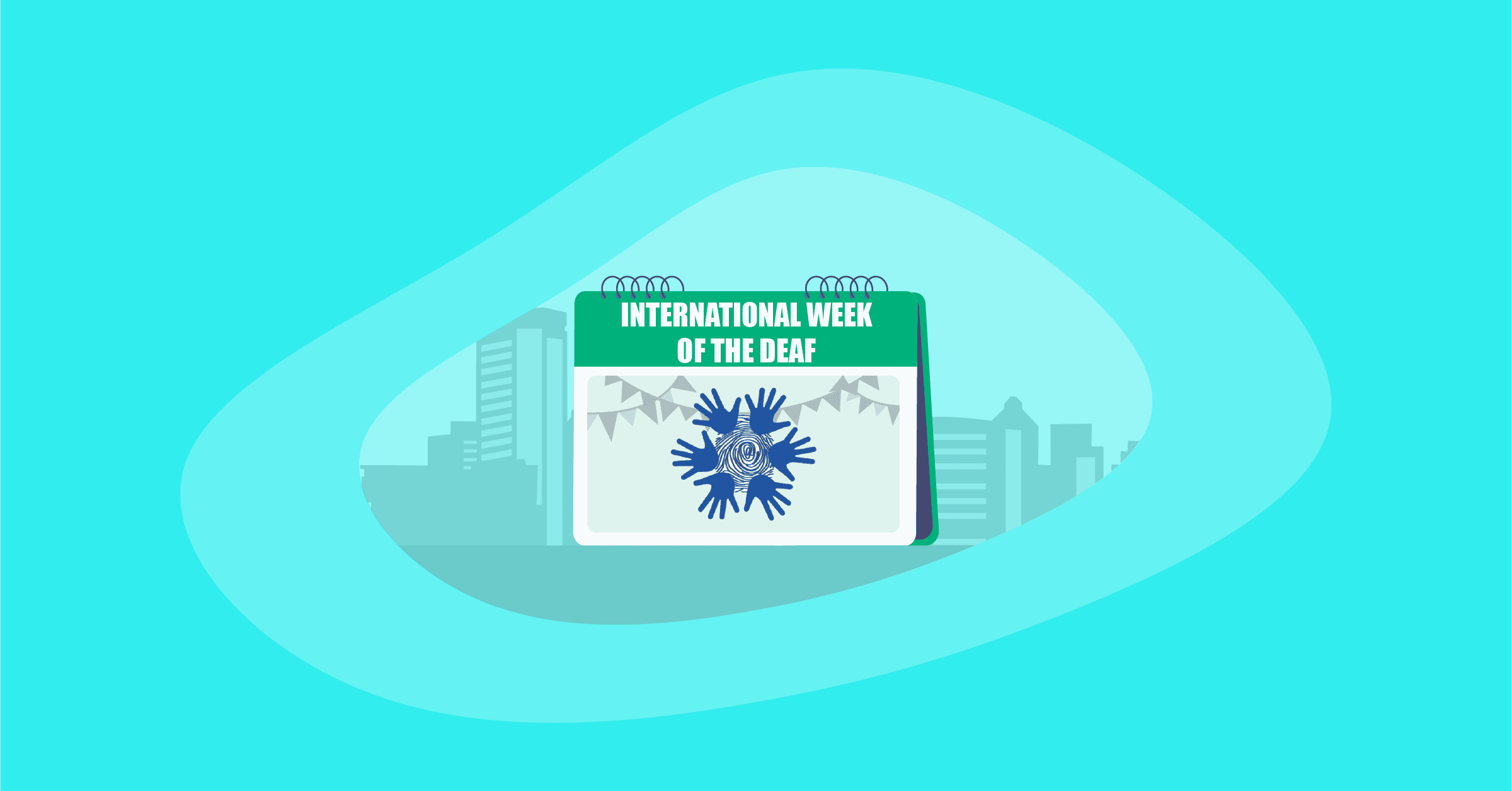 Illustration of International Week of the Deaf
