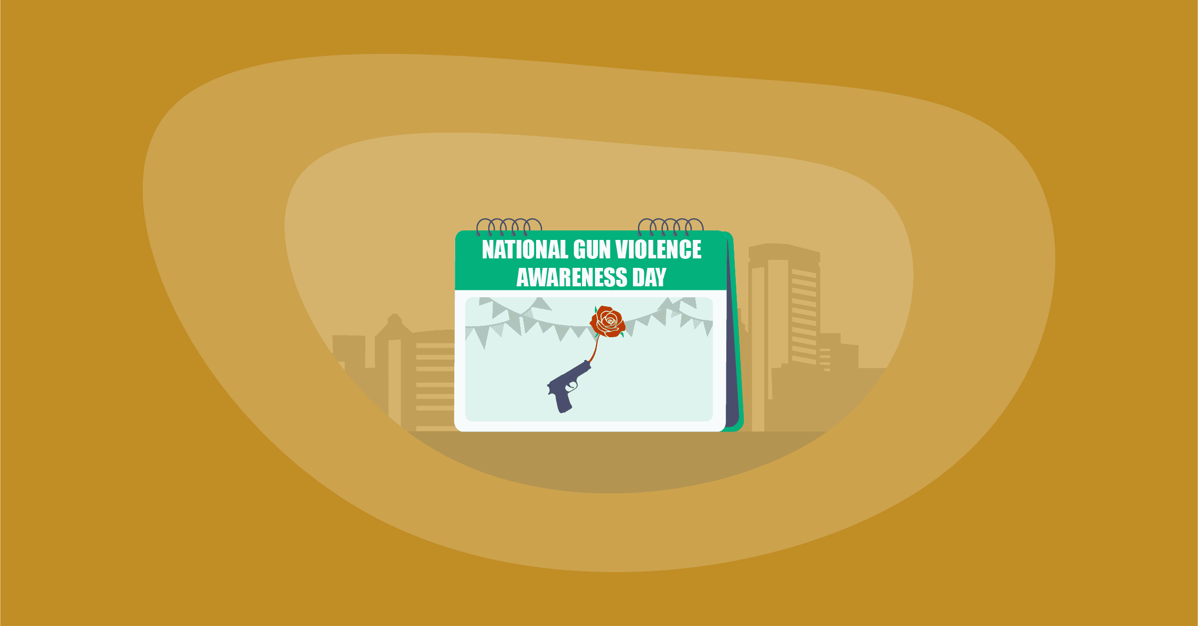 Illustration of National Gun Violence Awareness Day