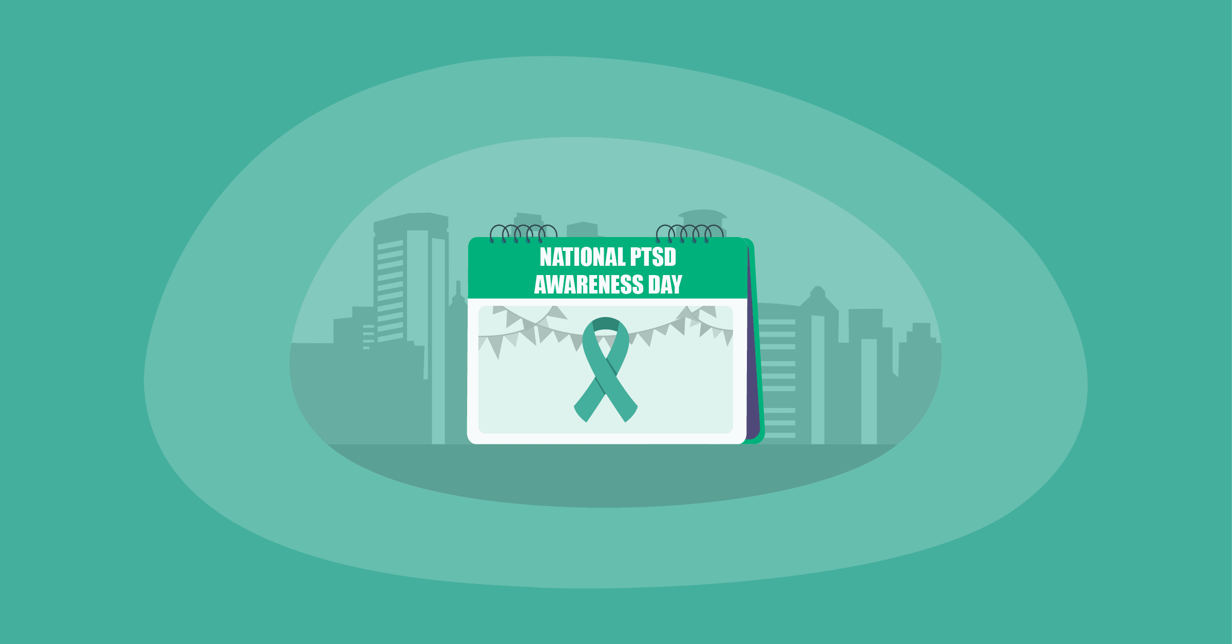 Illustration of National PTSD Awareness Day