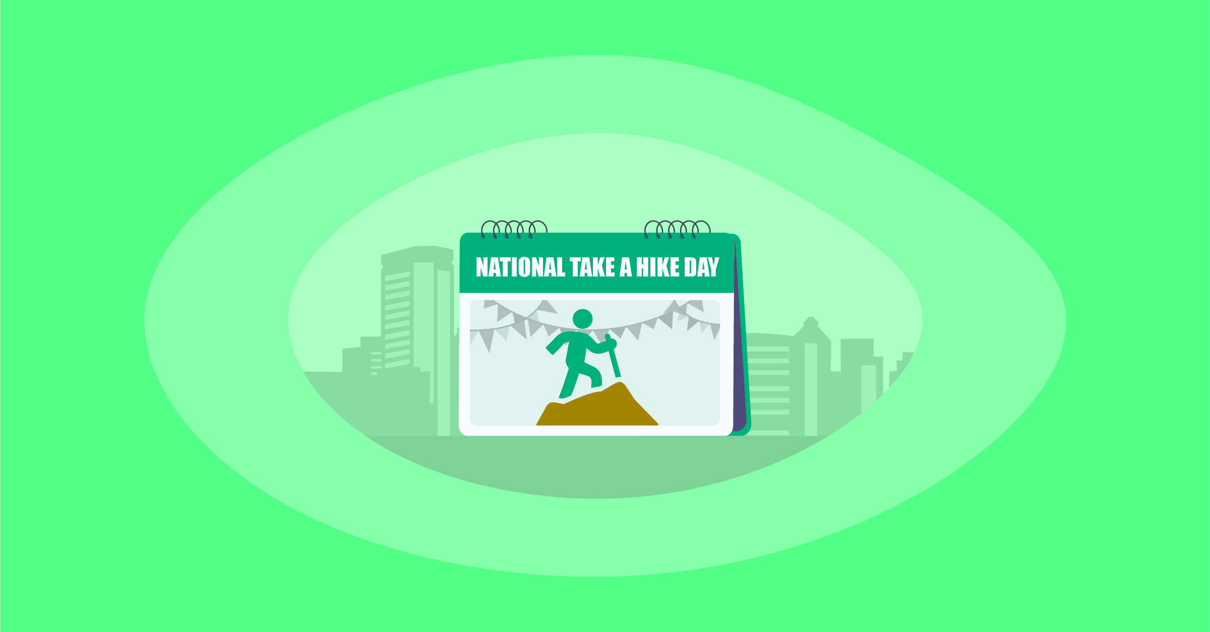 Illustration of National Take a Hike Day
