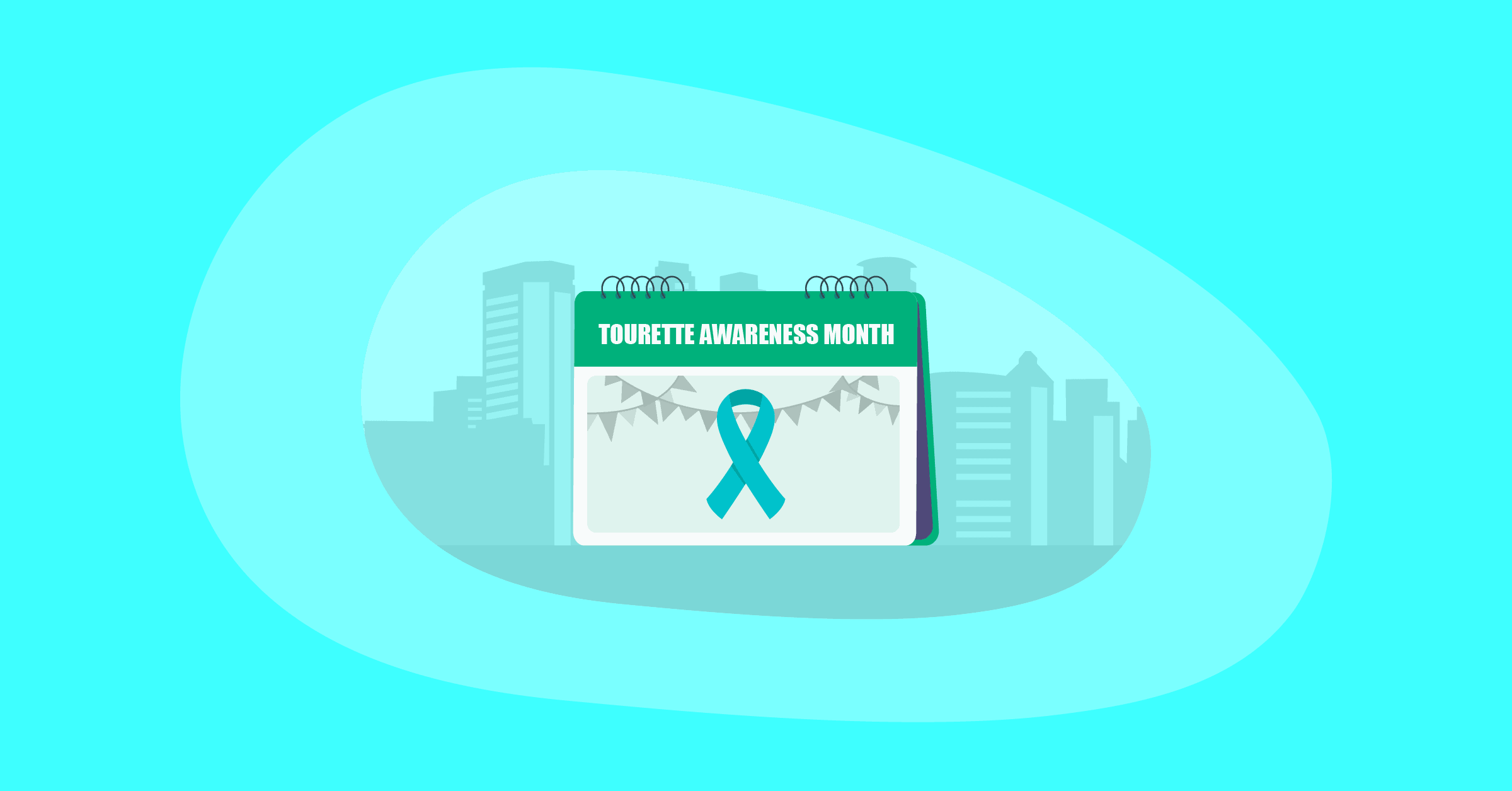 Illustration of Tourette Awareness Month
