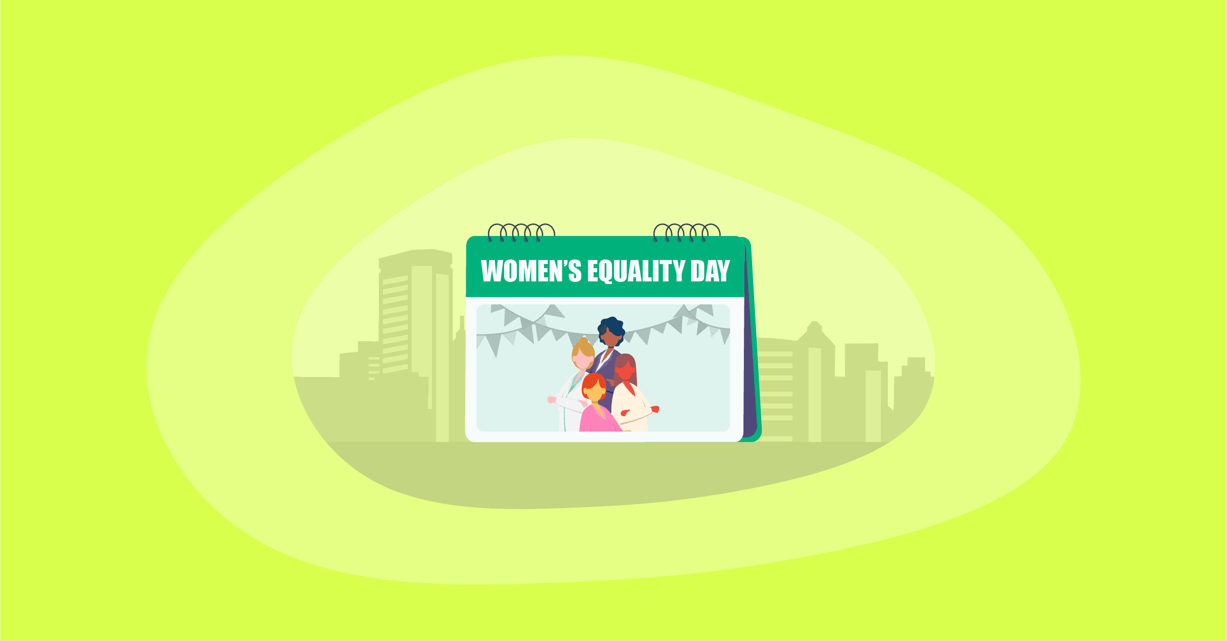 Illustration of Womens Equality Day
