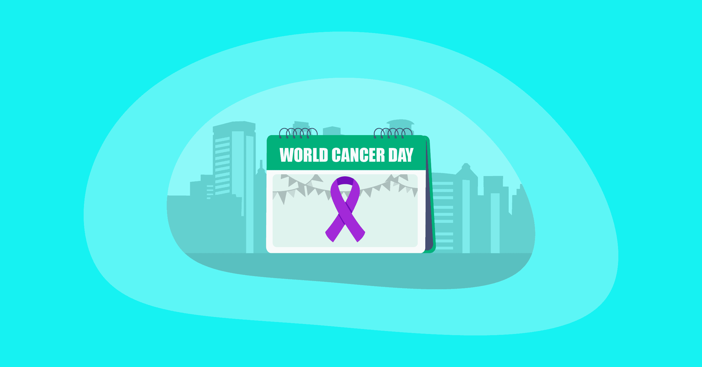 Illustration of World Cancer Day