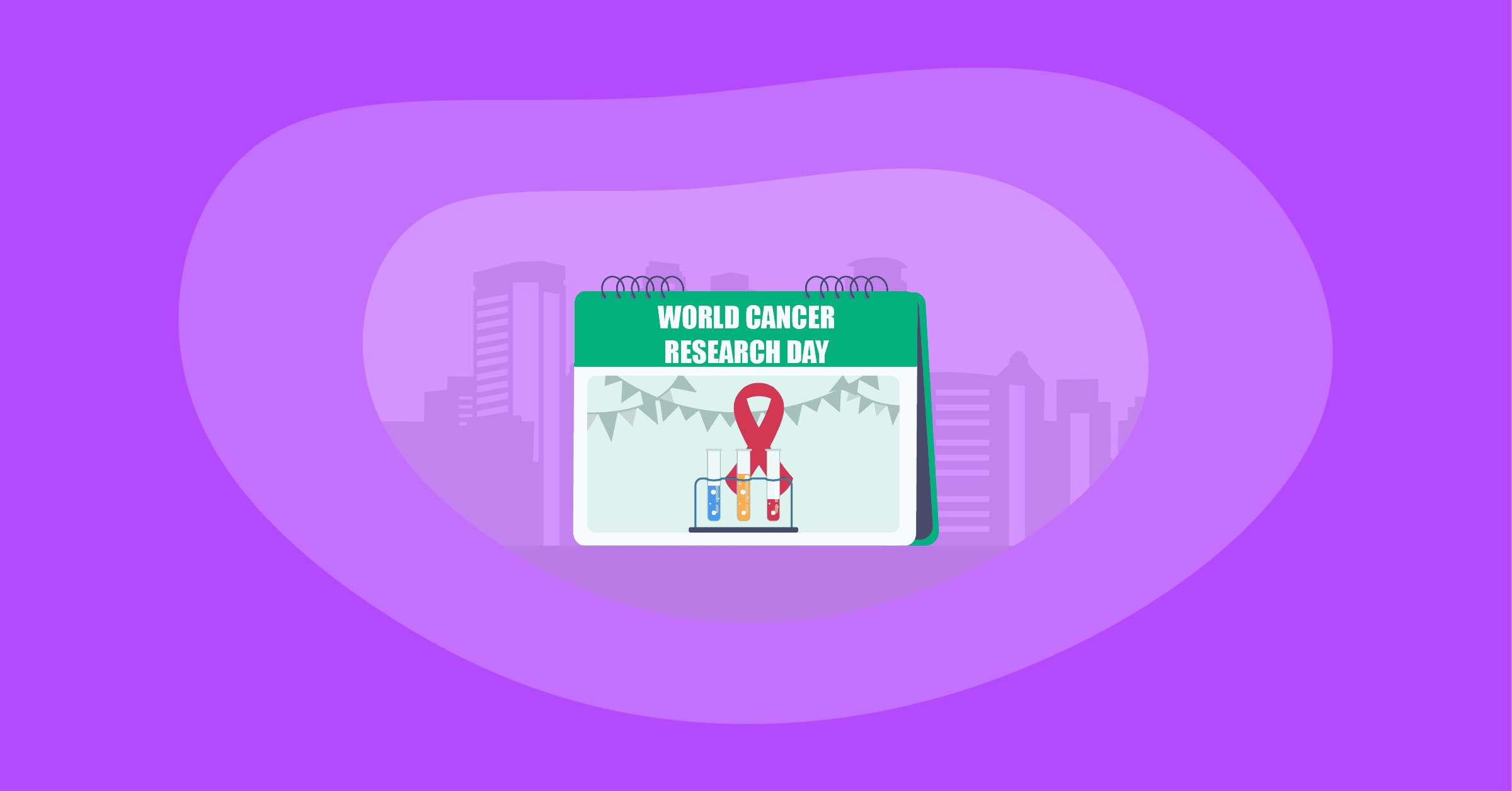 Illustration of World Cancer Research Day