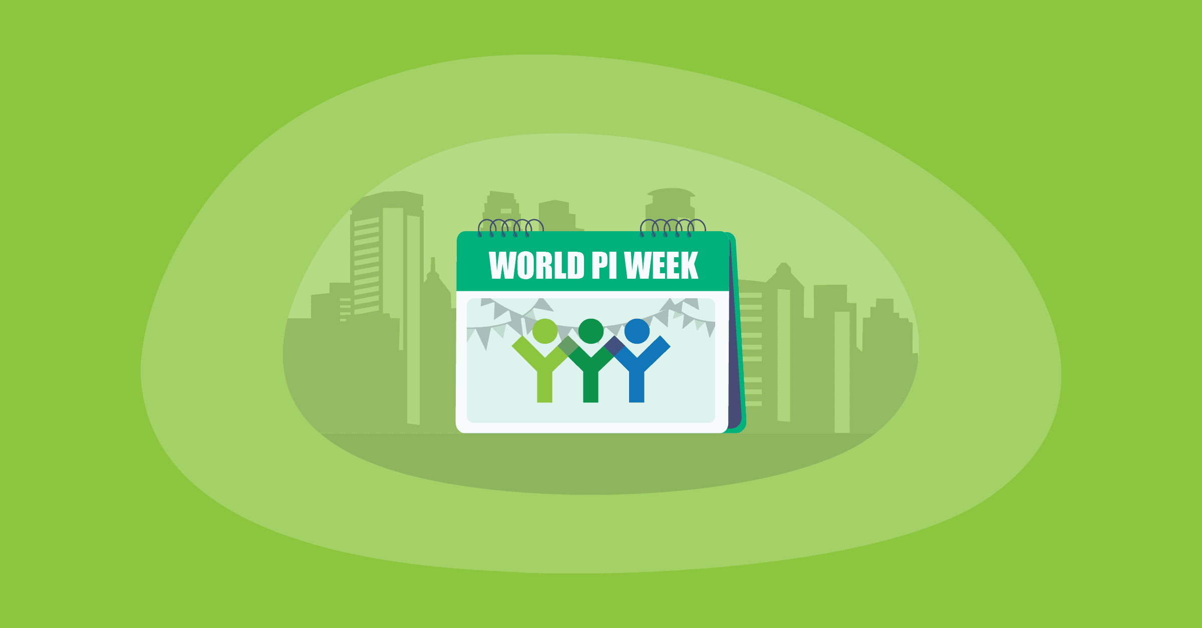Illustration of World PI Week