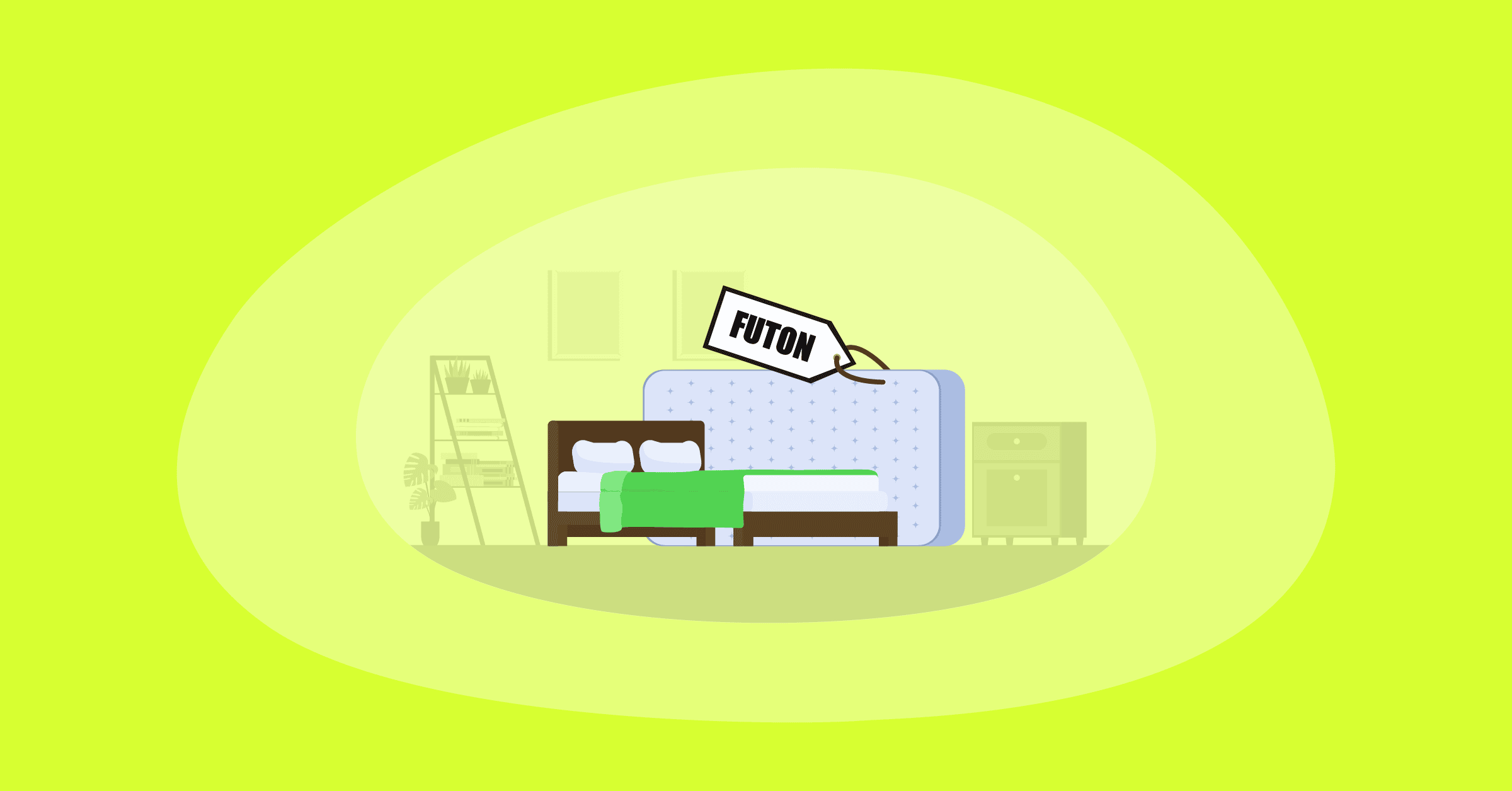 Illustration of Futon mattresses