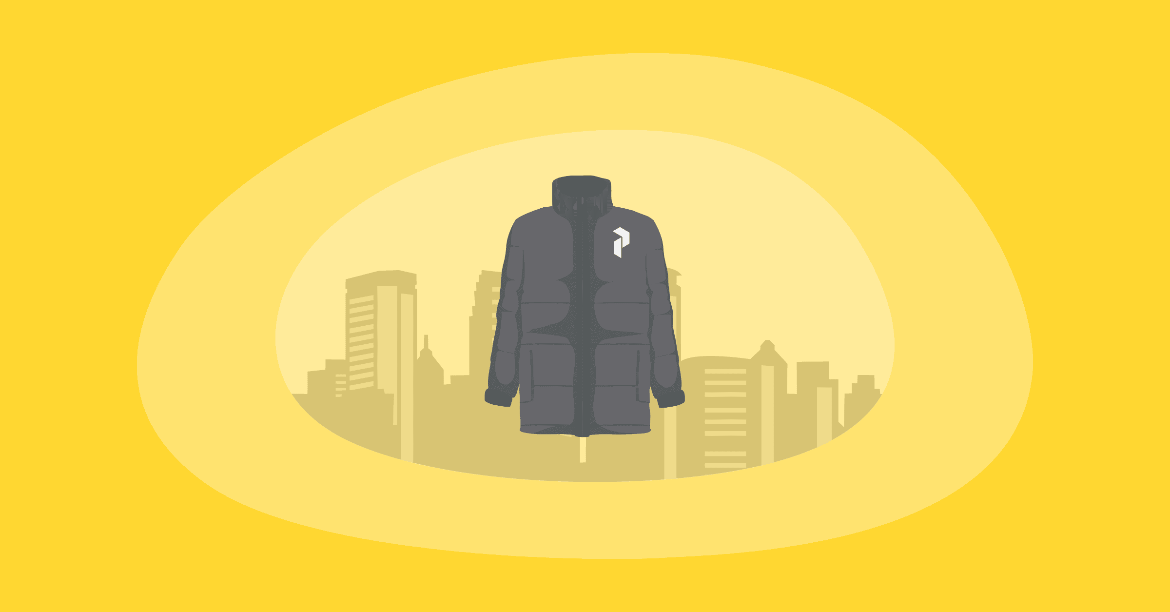 Illustration of a Peak Performance jacket