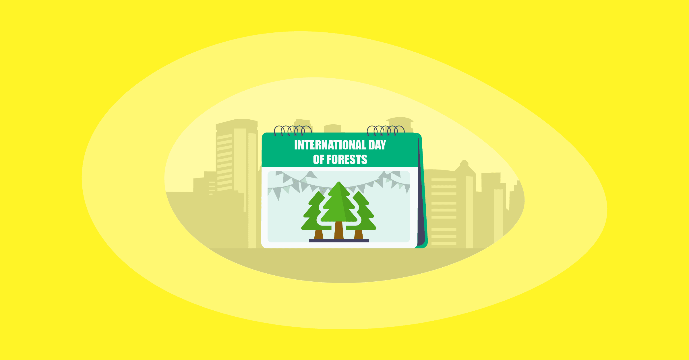 Illustration of the International Day of Forest
