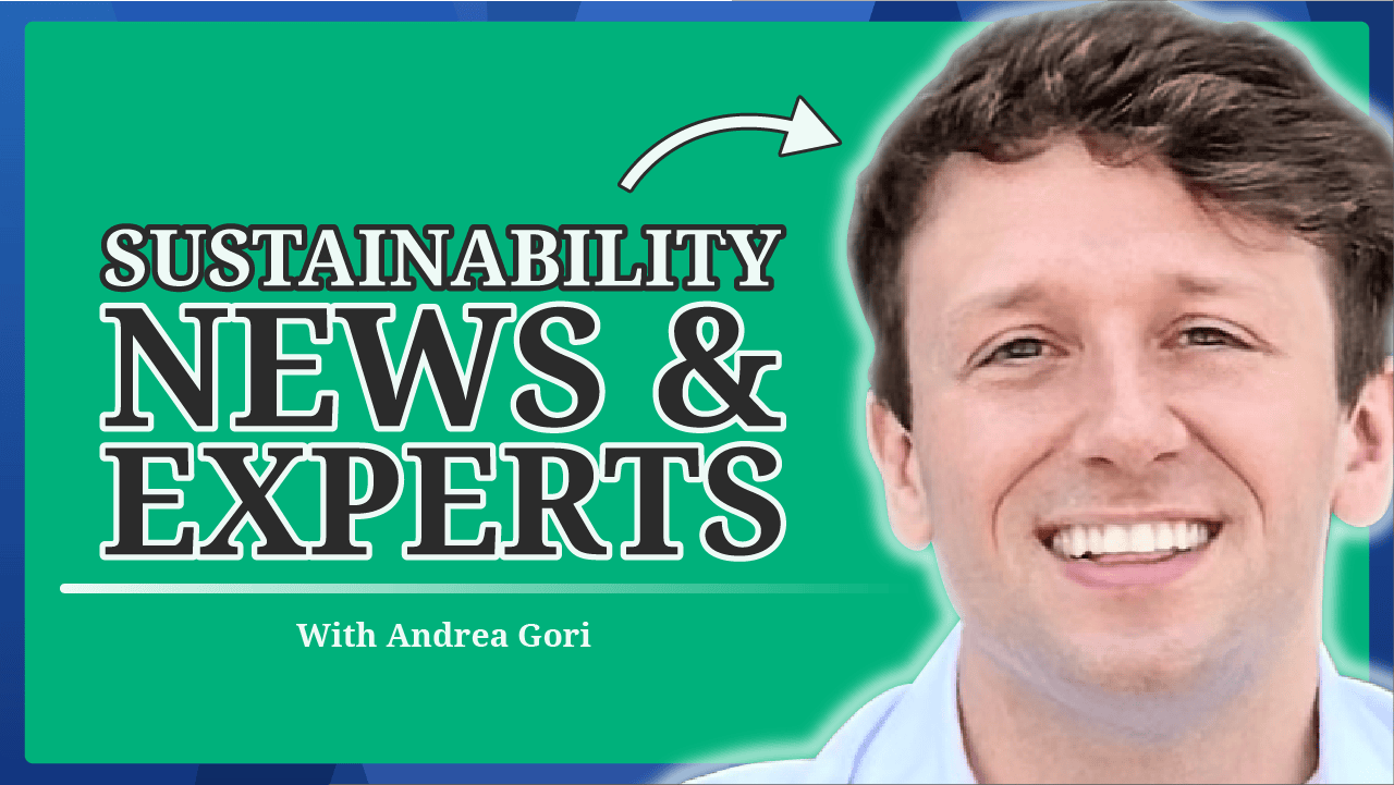 YouTube thumbnail of our podcast #23, featuring Andrea Gori from illuminem