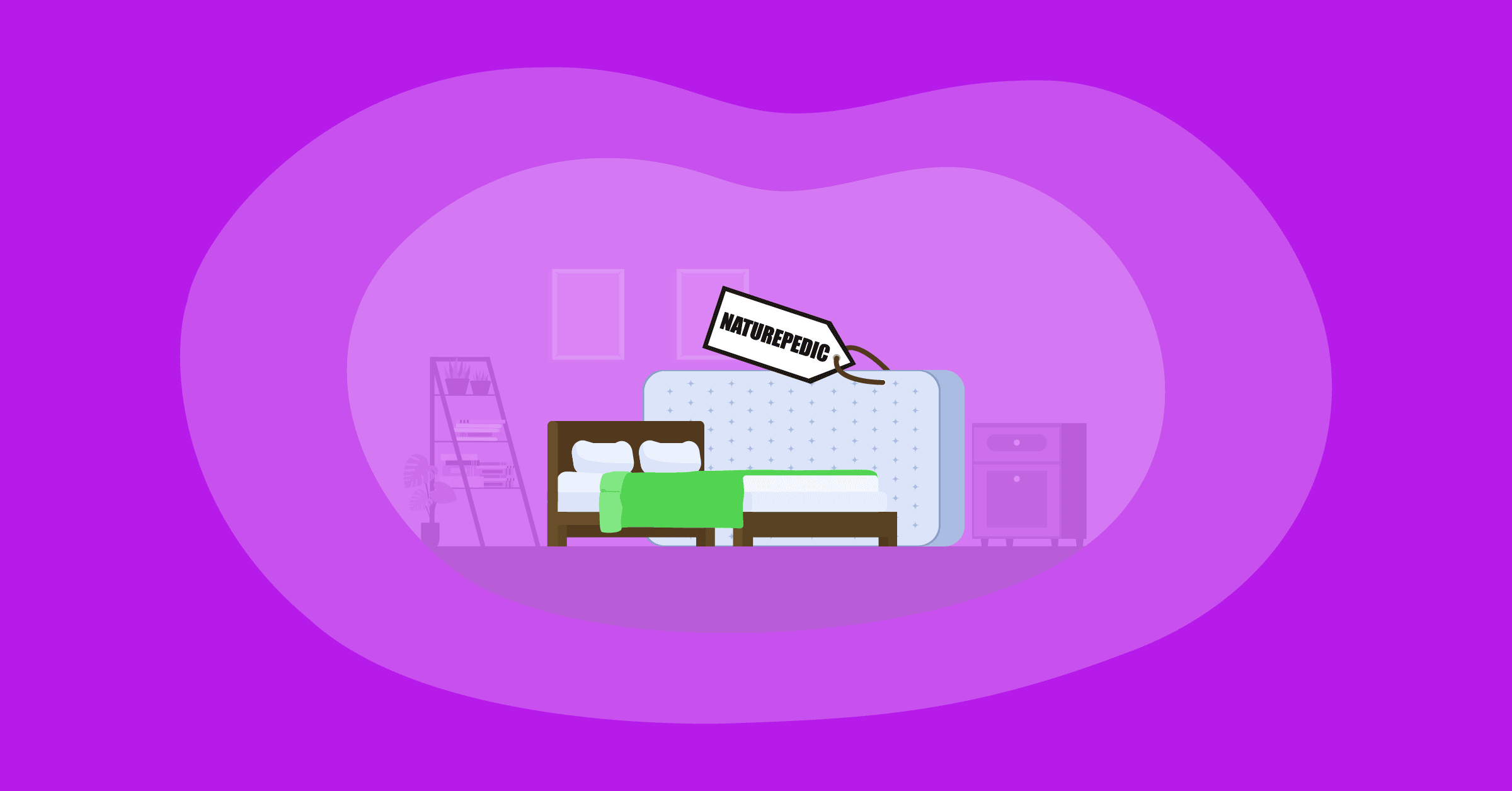 Illustration of Naturepedic mattresses