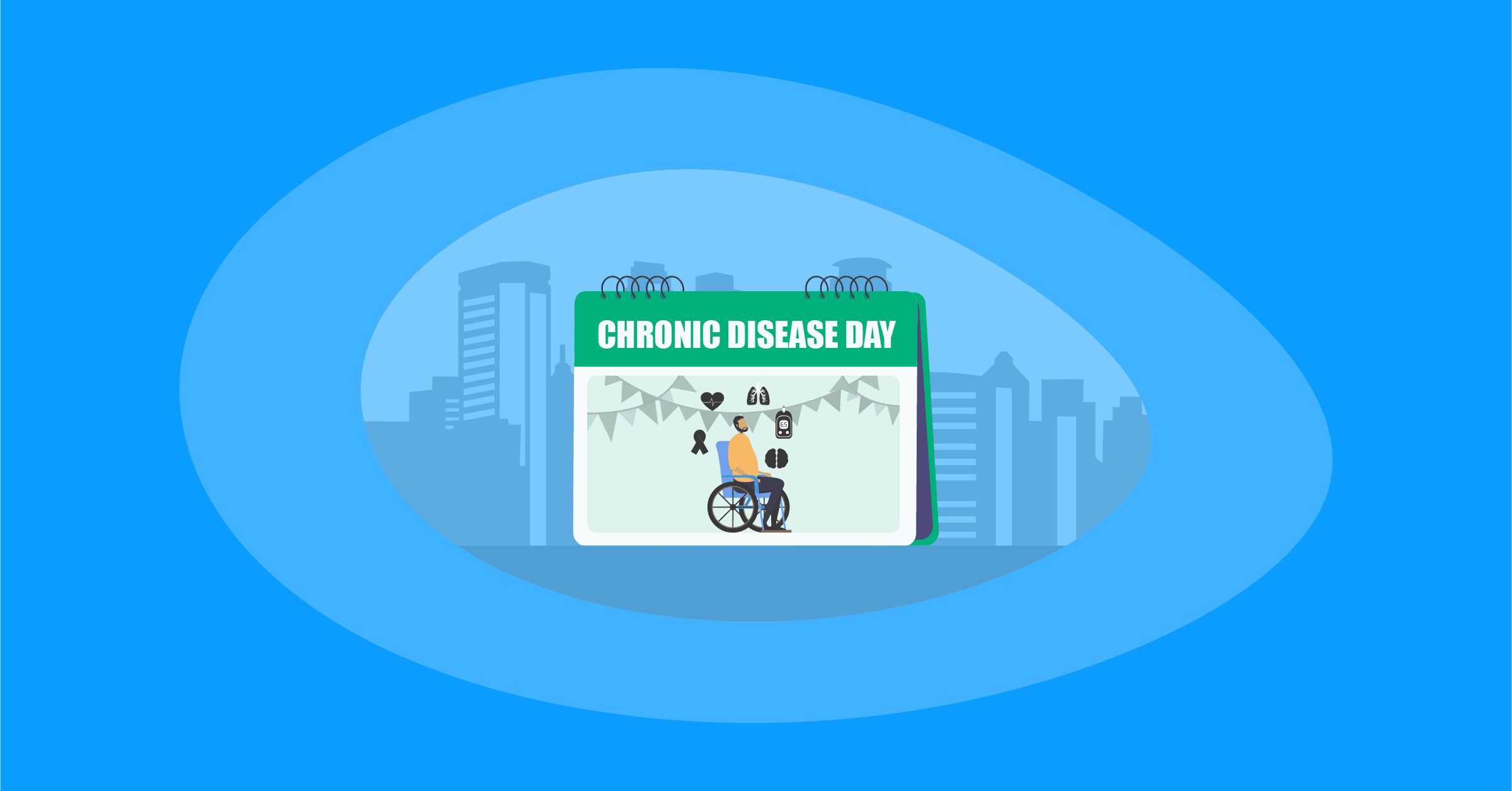 Illustration of Chronic Disease Day