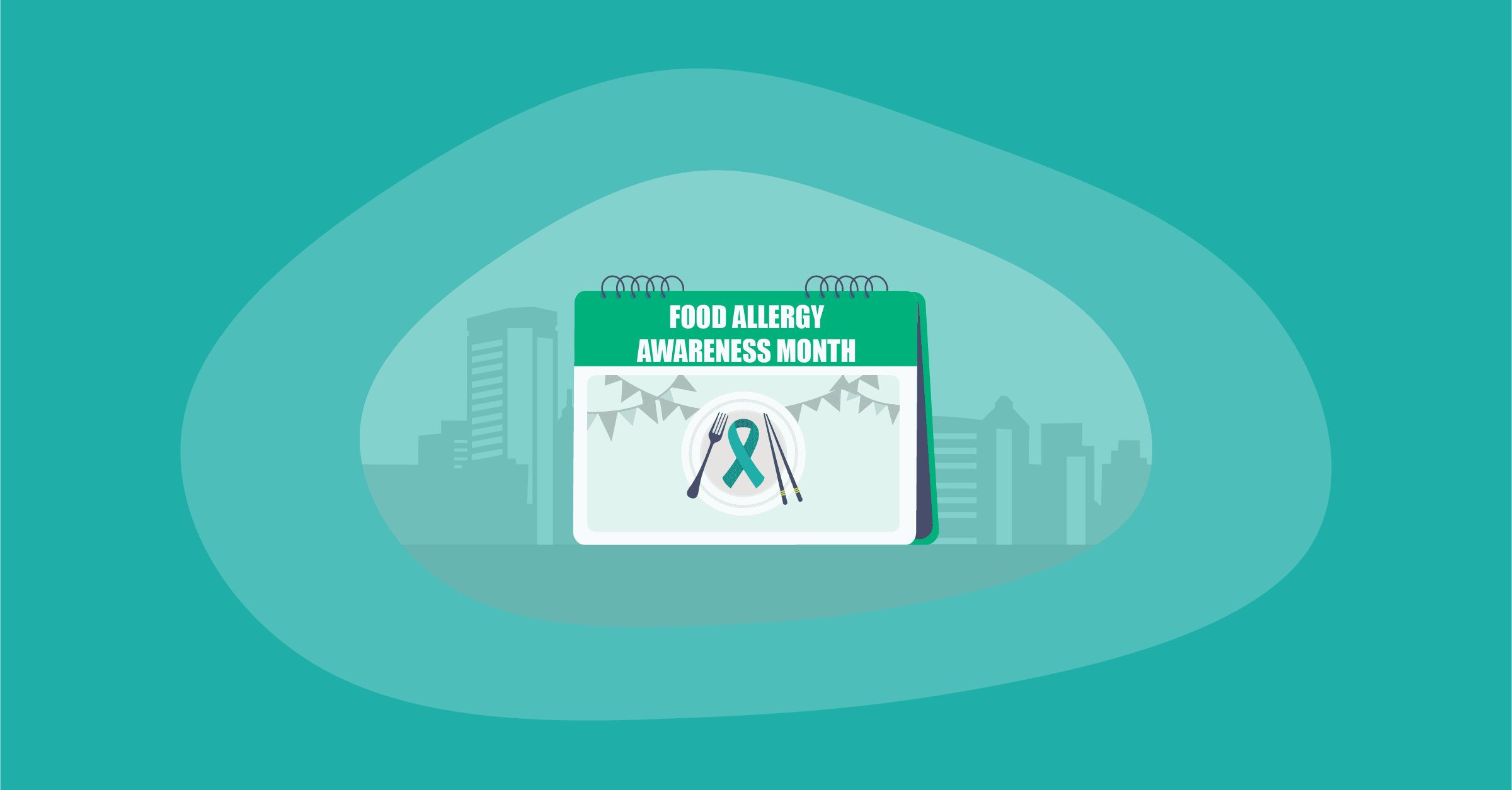 Illustration of Food Allergy Awareness Month
