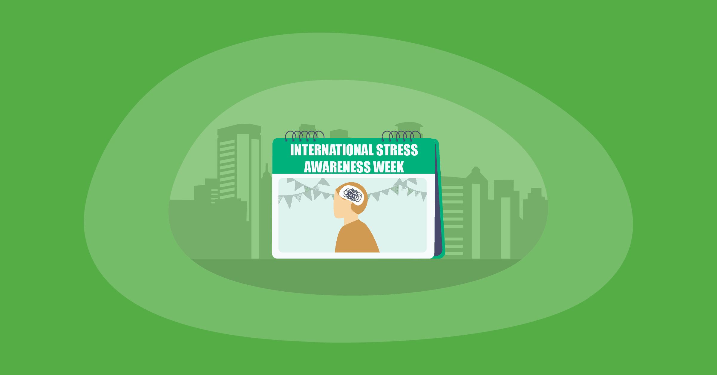 Illustration of International Stress Awareness Week