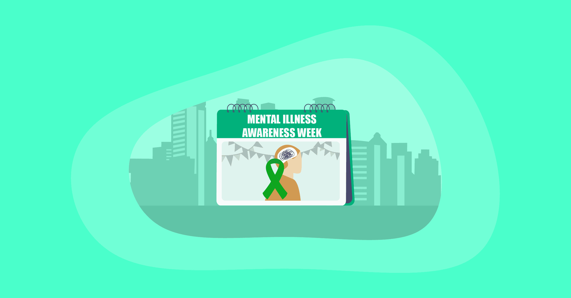 Illustration of Mental Illness Awareness Week