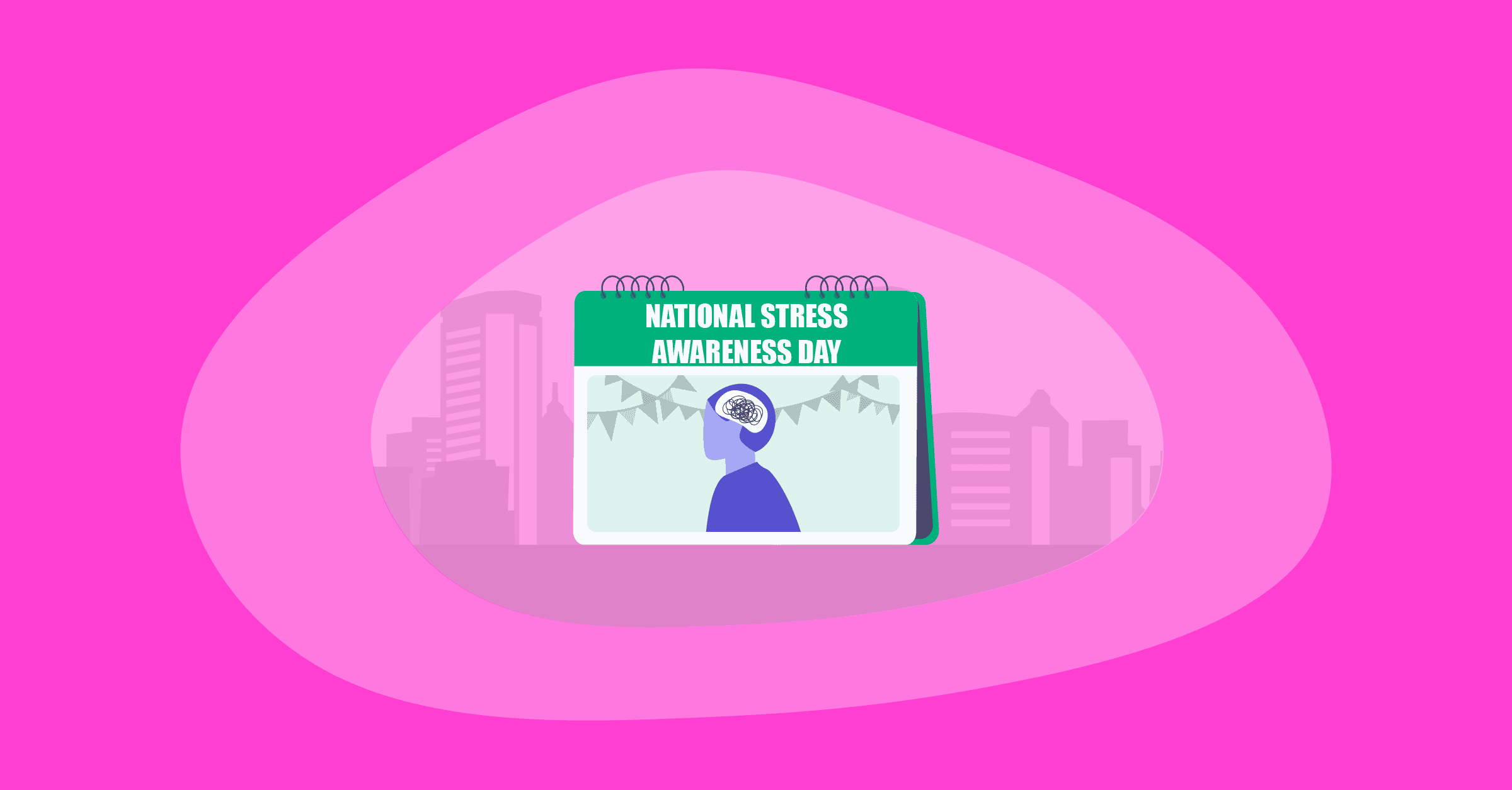 Illustration of National Stress Awareness Day