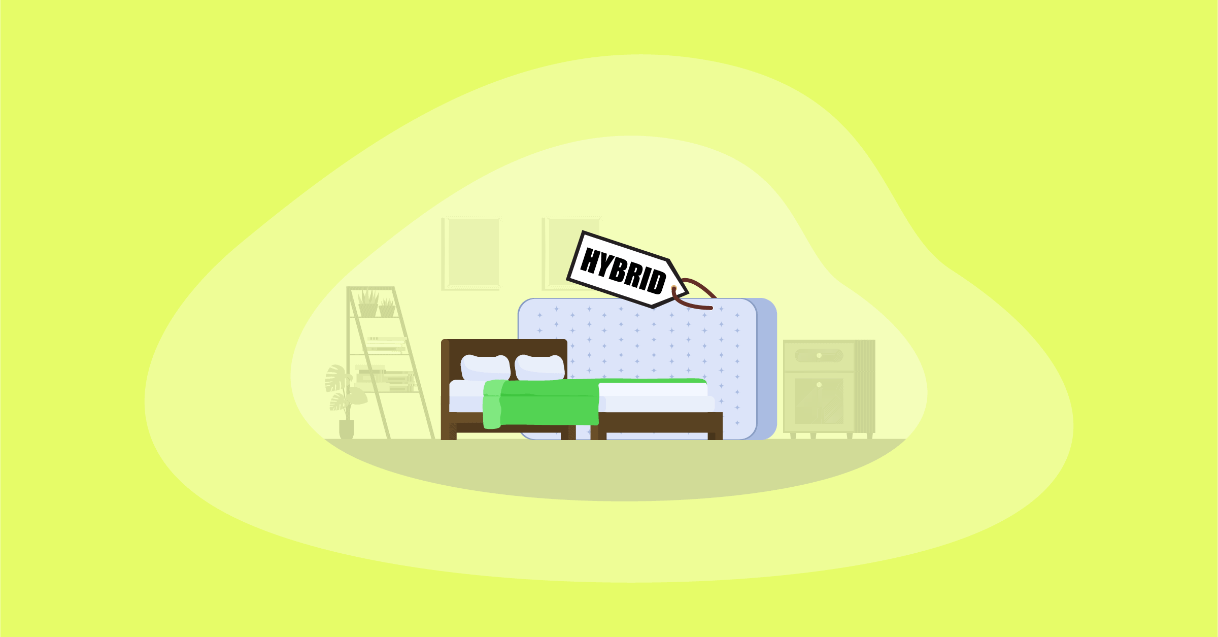 Illustration of hybrid mattresses