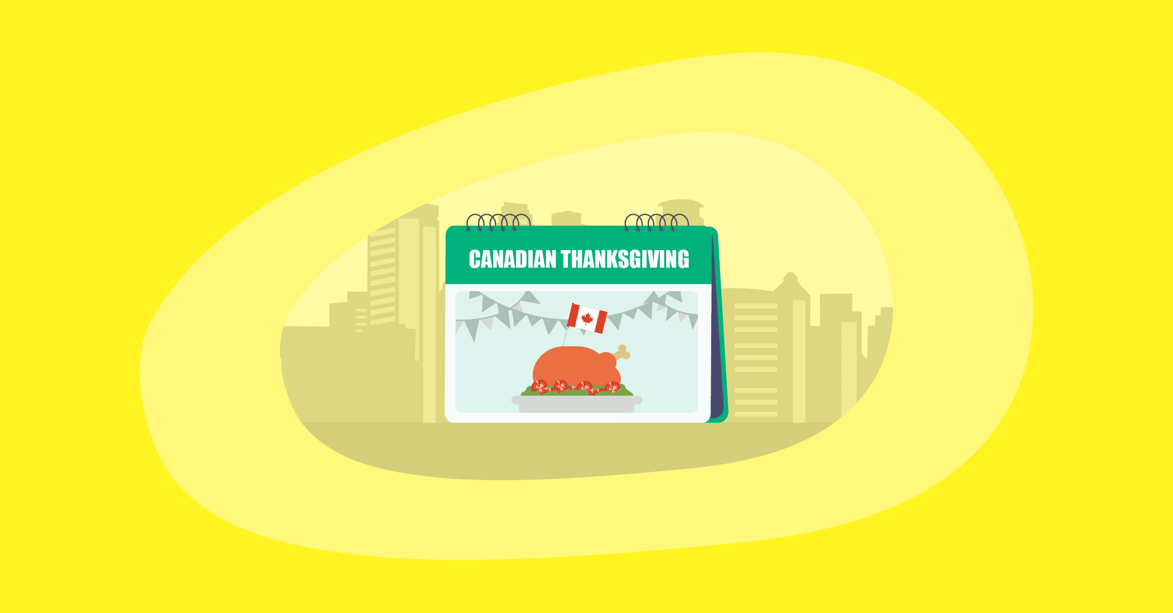 Illustration of Canadian Thanksgiving