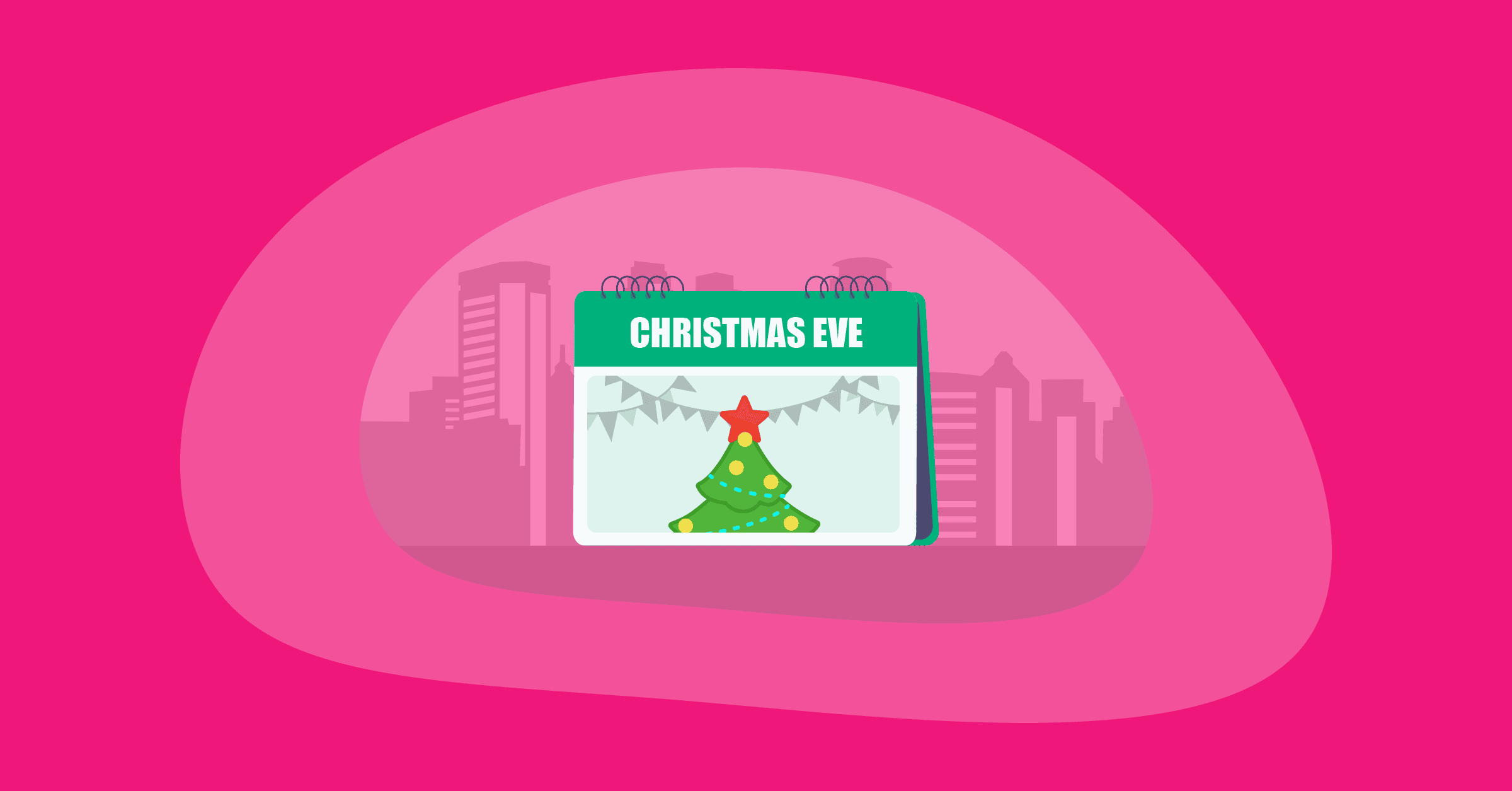Illustration of Christmas eve