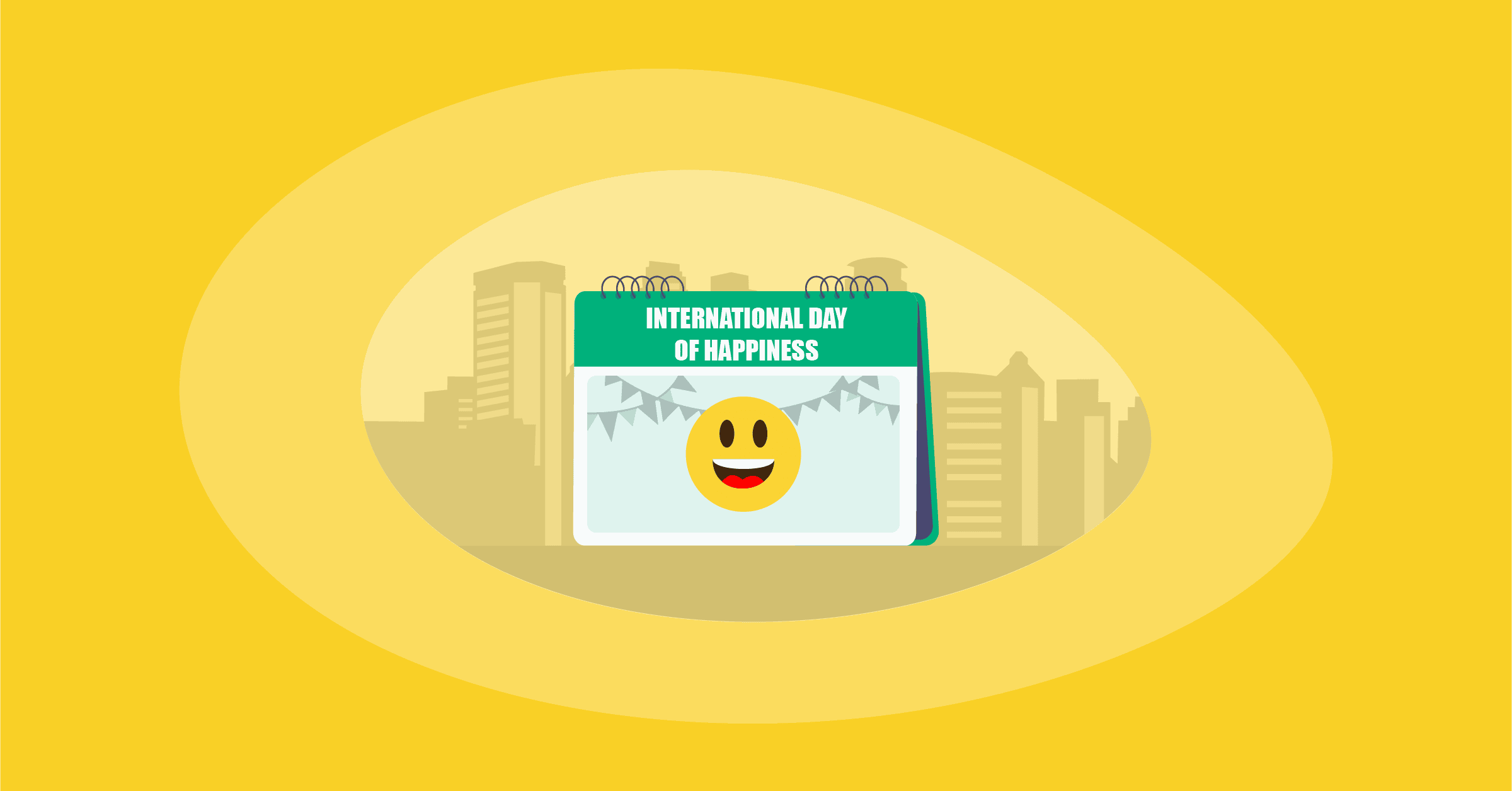 Illustration of International Day of Happiness
