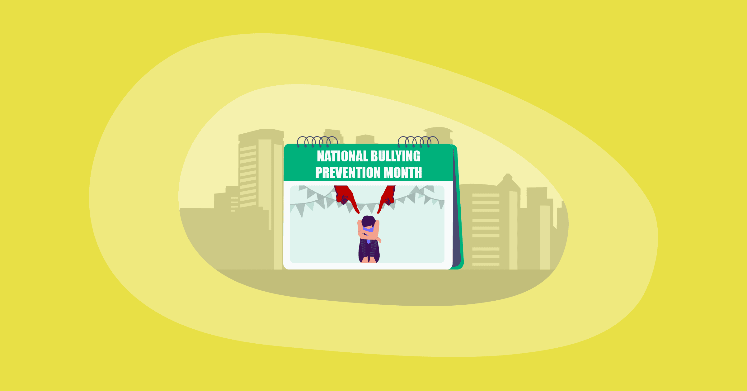 Illustration of National Bullying Prevention Month