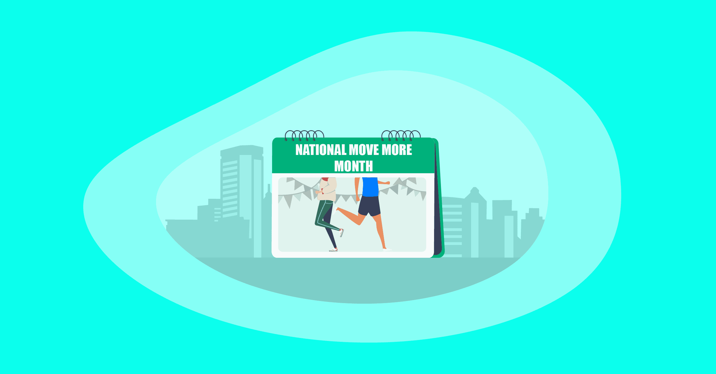Illustration of National Move More Month