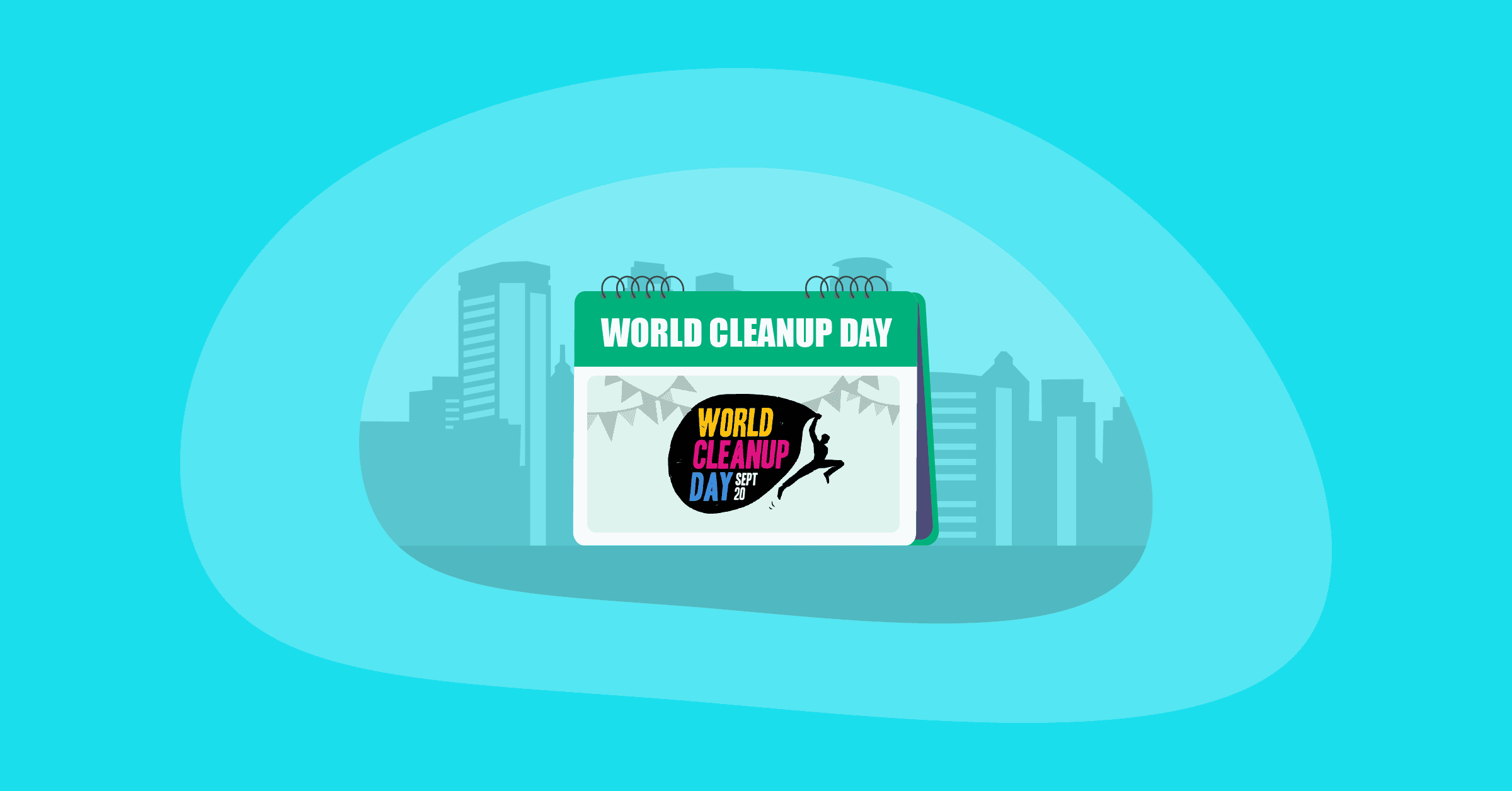 Illustration of World Clean Up Day