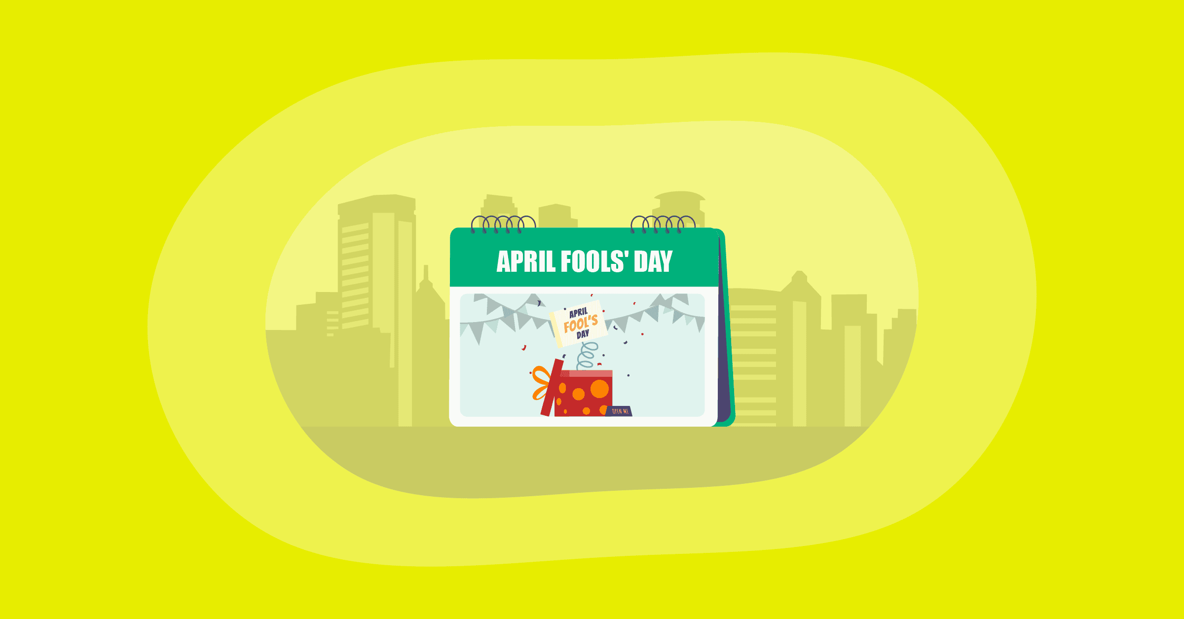 Illustration of April Fool's Day