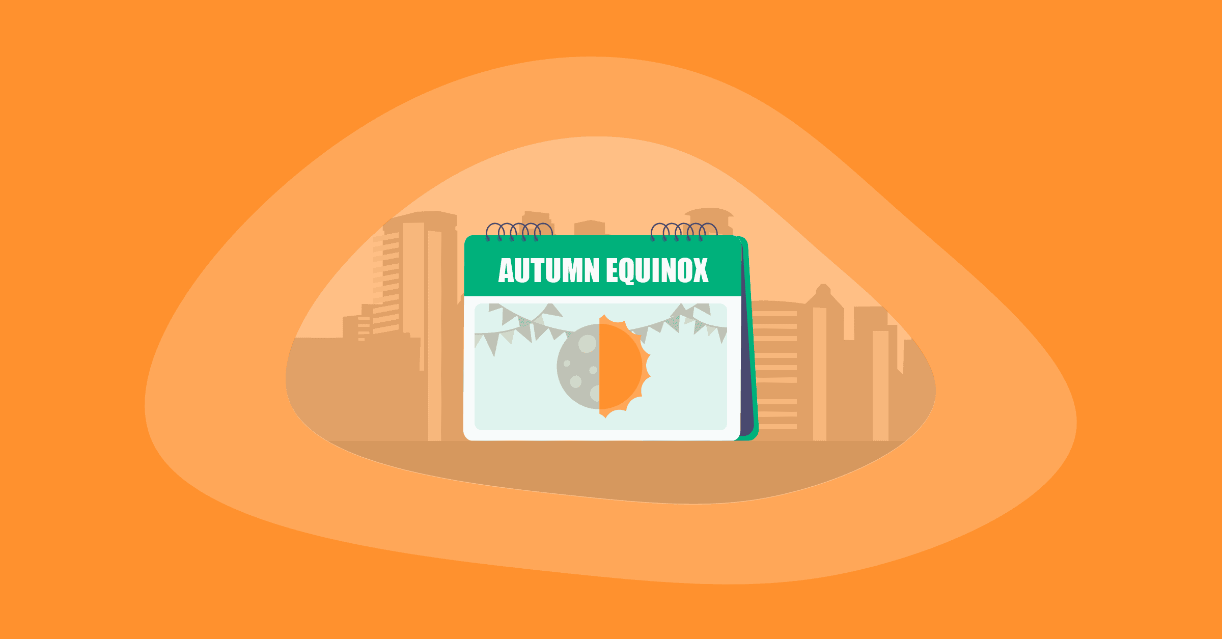 Illustration of Autumn Equinox
