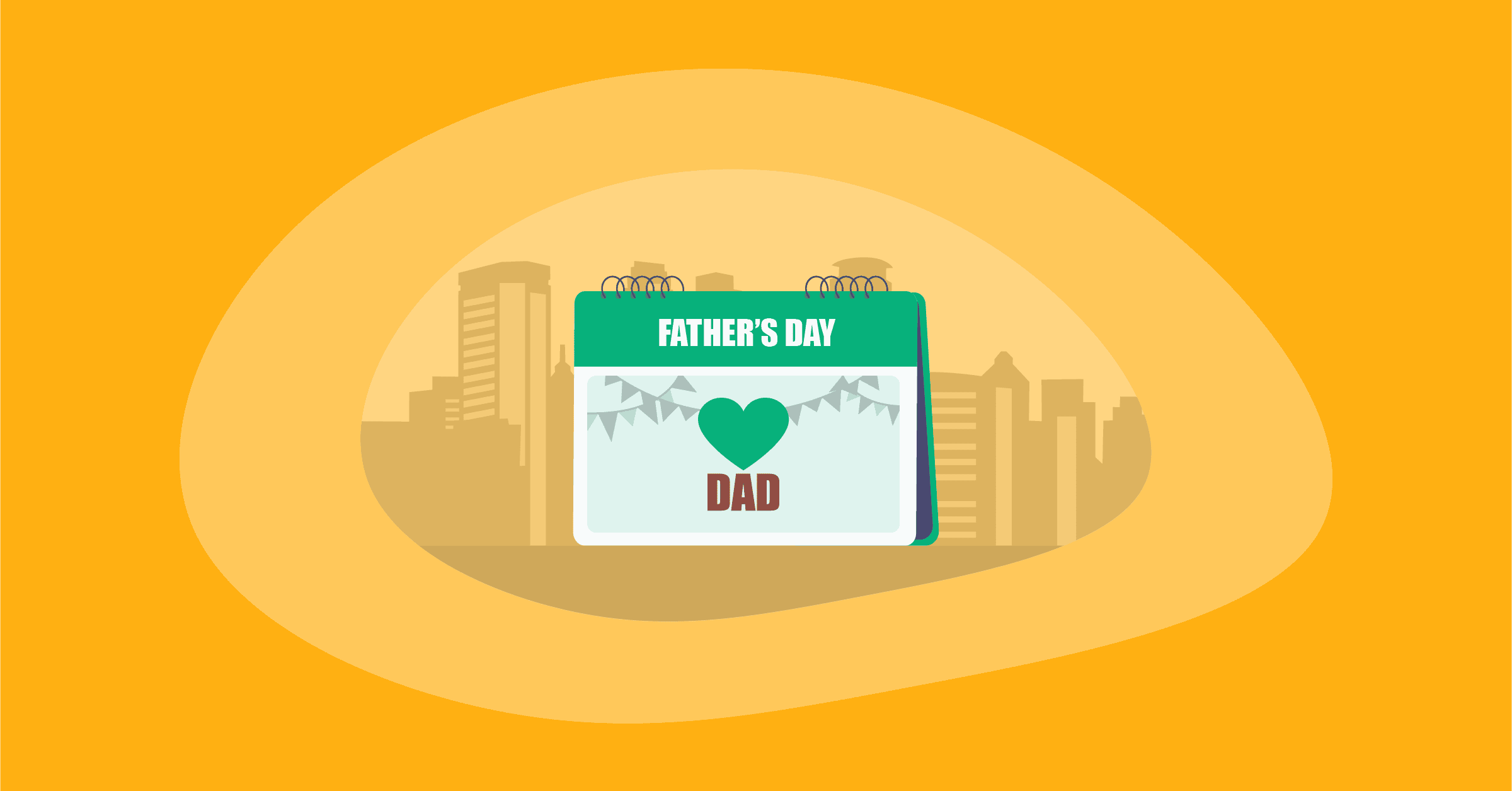 Illustration of Fathers Day
