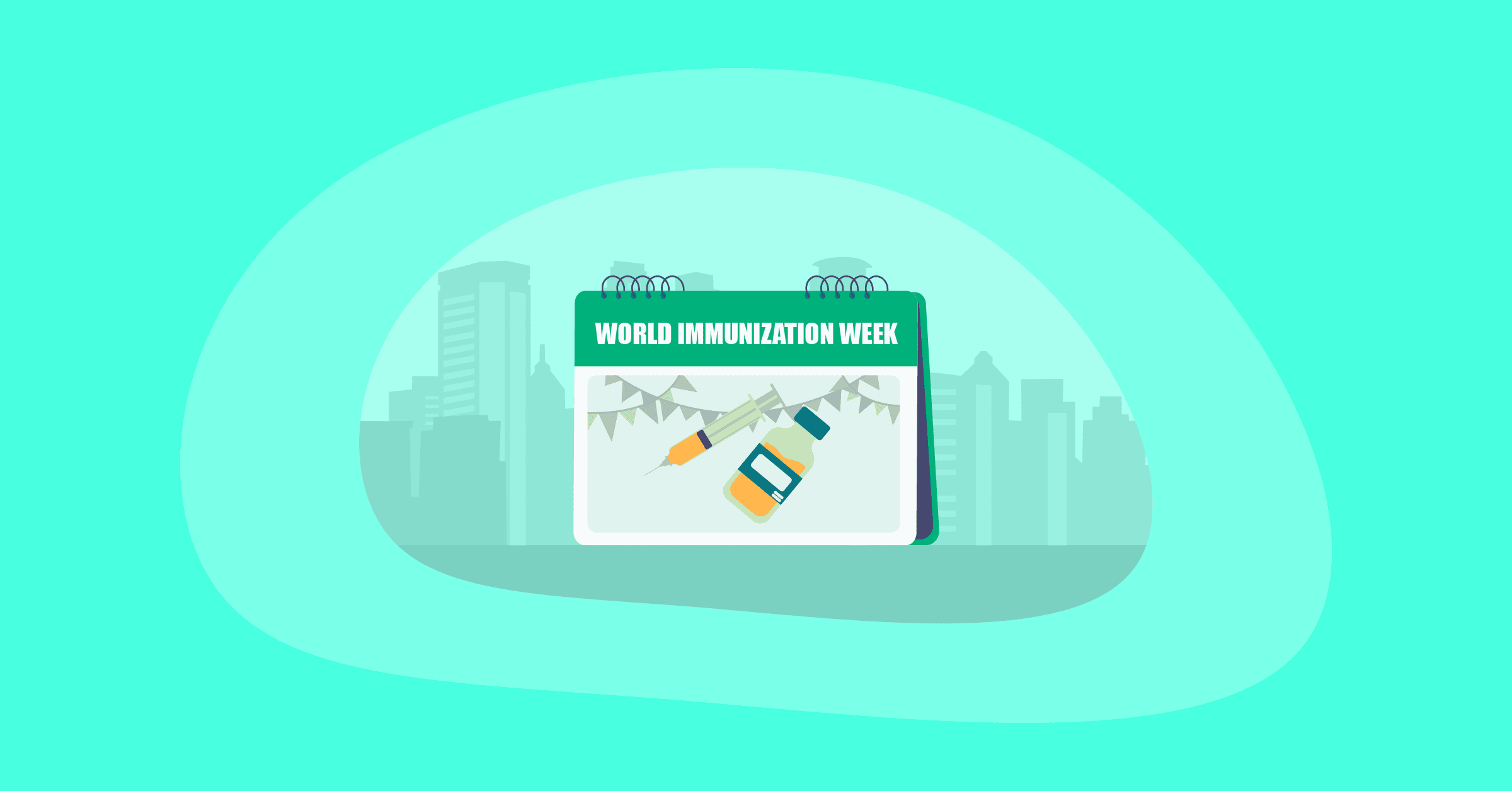 Illustration of World Immunization Week