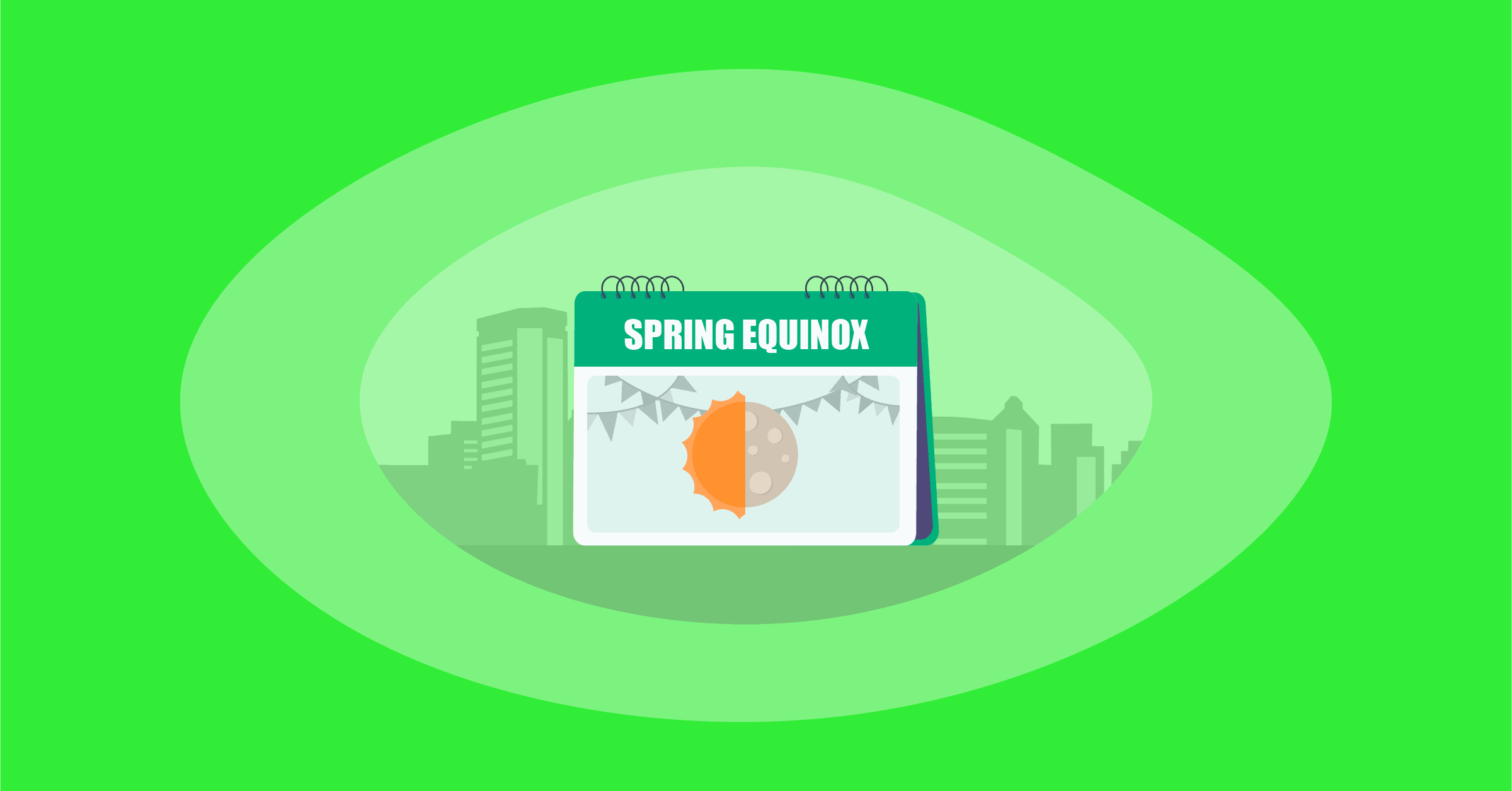 Illustration of Spring Equinox