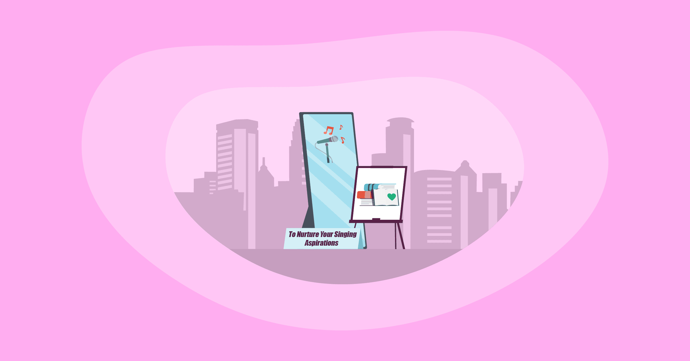 Illustration of 100+ Affirmations To Nurture Your Singing Aspirations