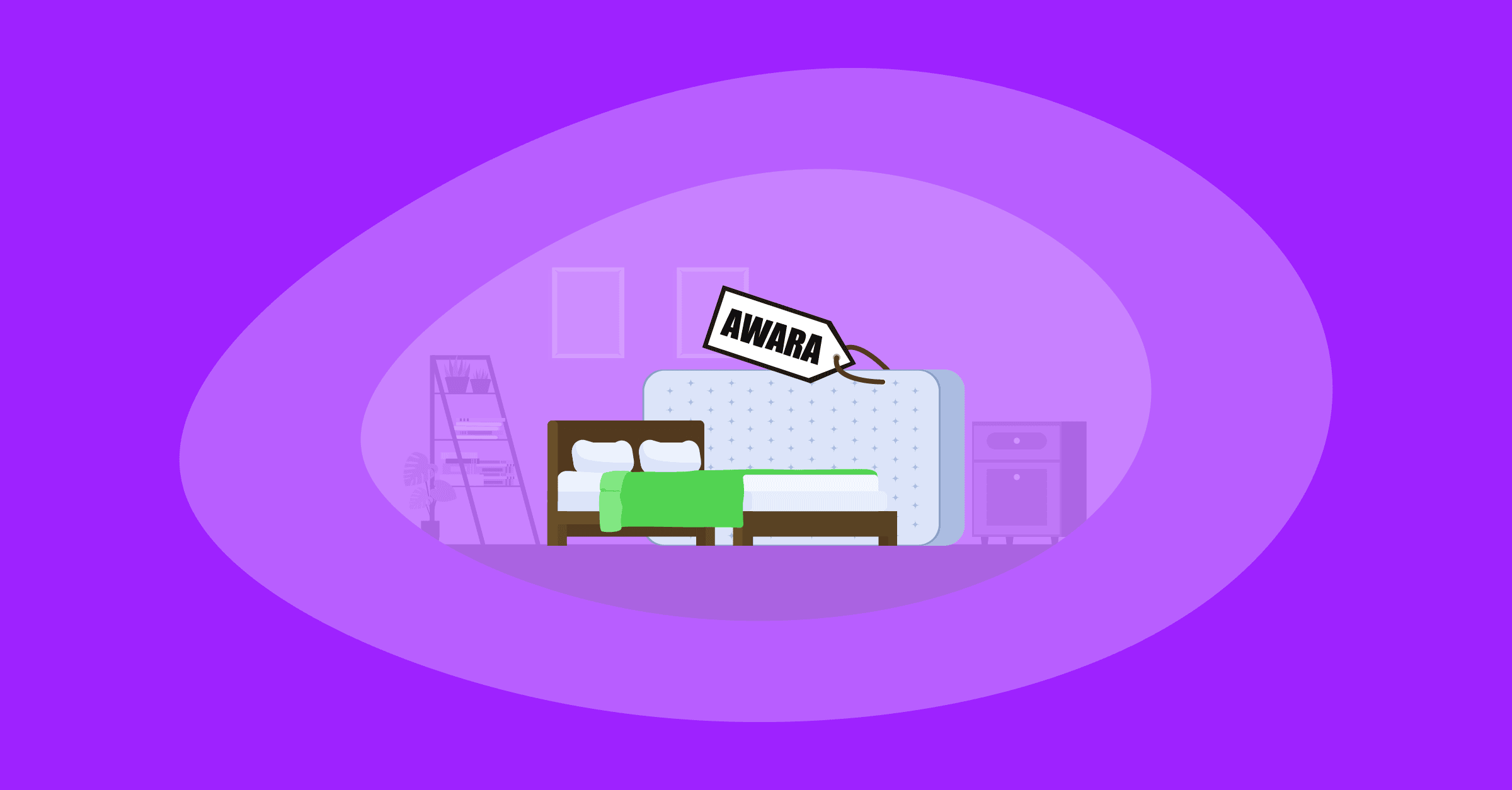 Illustration of Awara mattresses