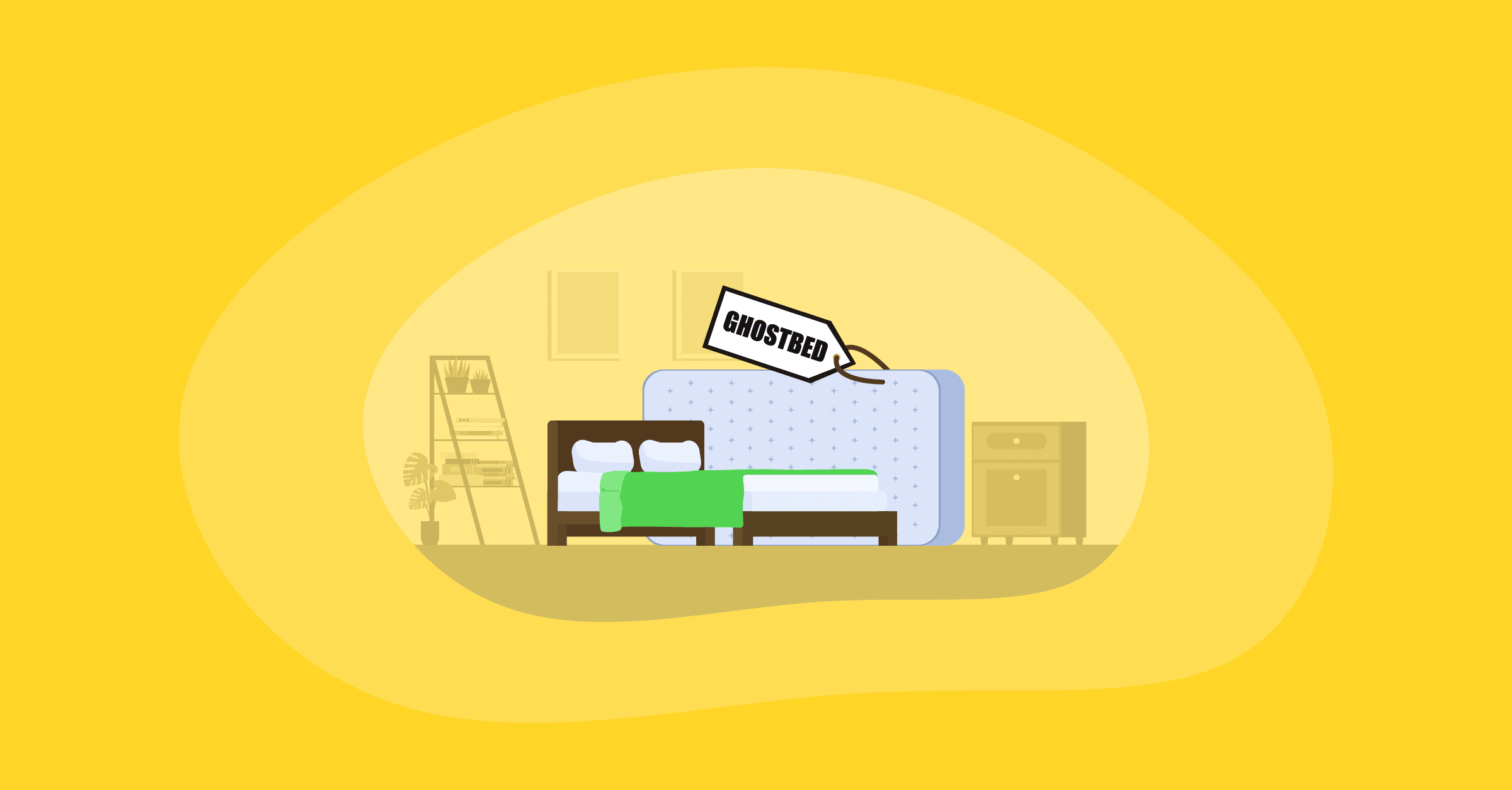 Illustration of GhostBed mattresses