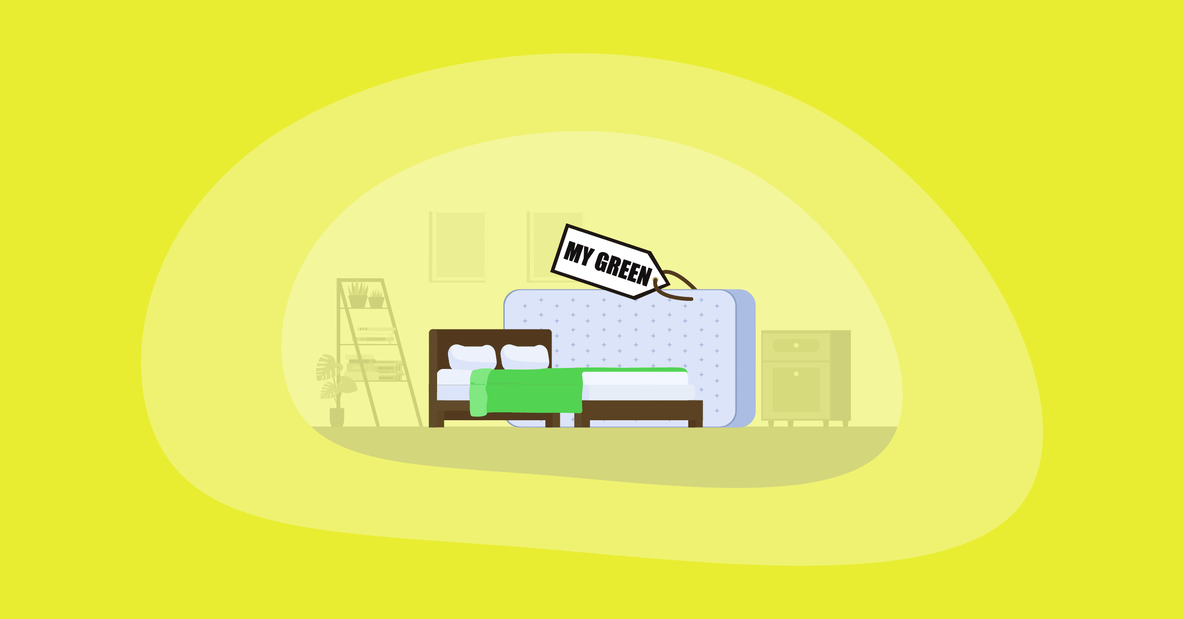 Illustration of My Green mattresses