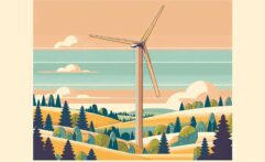 Sweden’s Wooden Wind Turbine Reaches New Heights at 492 Feet
