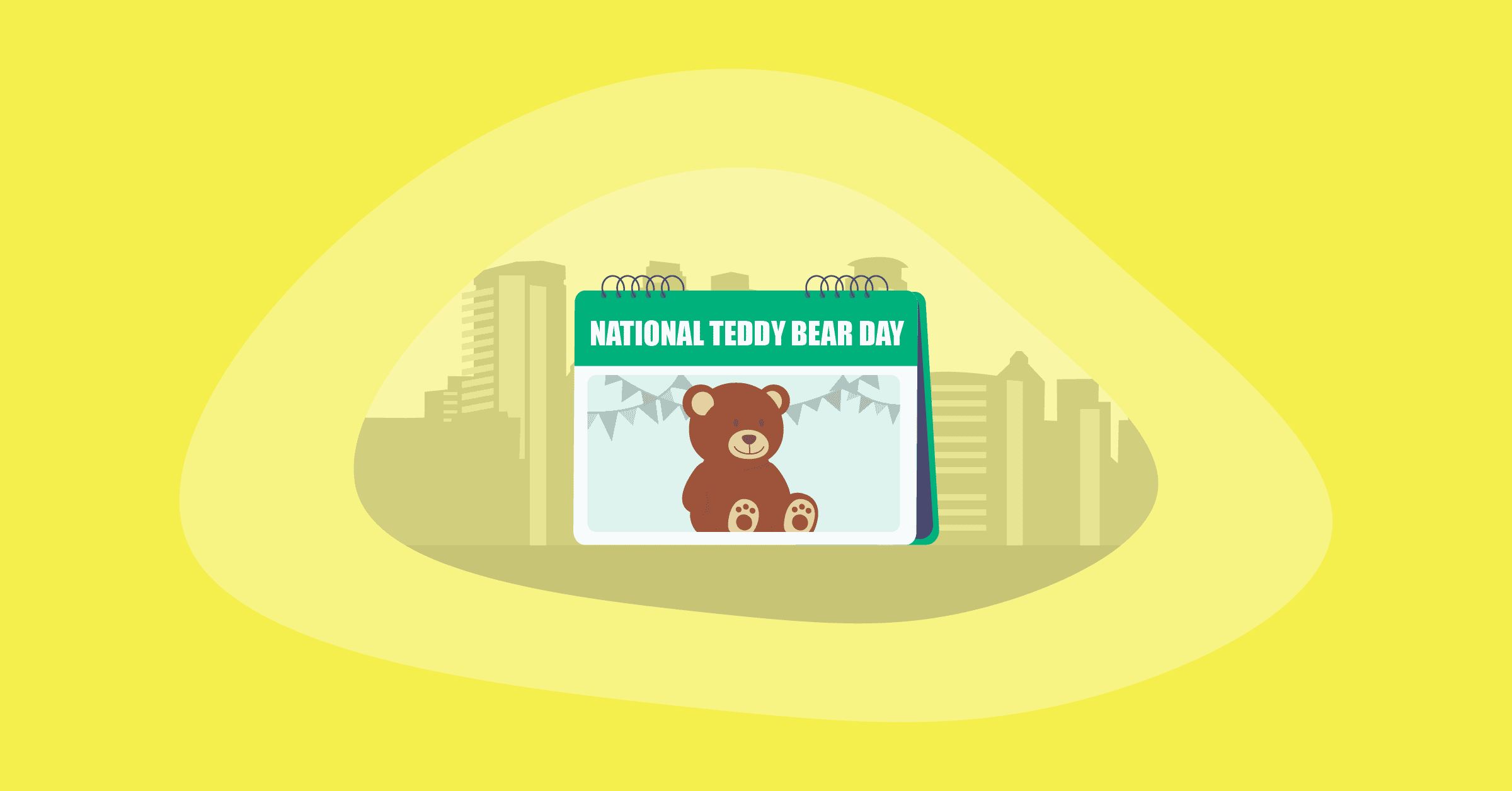 Illustration of National Teddy Bear Day