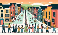 Human Chain of 300 Relocates 9,100 Books in Michigan Town