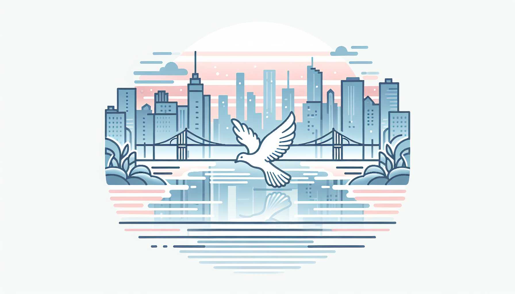 Illustration of a bird symbolizing freedom