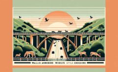 World’s Largest Wildlife Crossing Reaches Key Construction Milestone