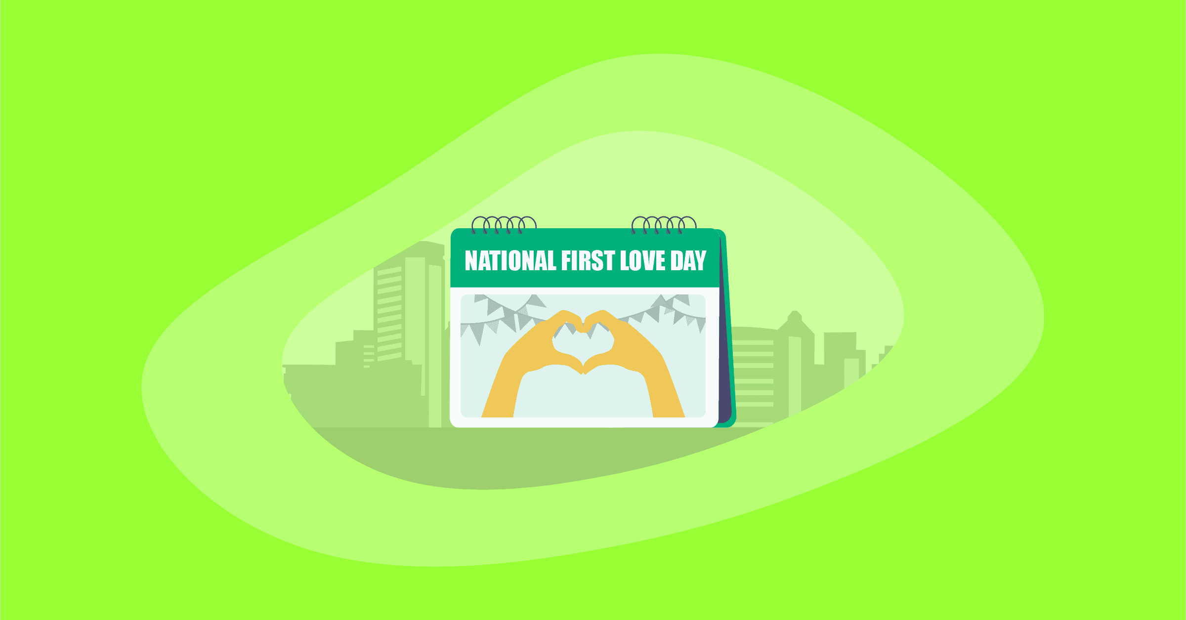 Illustration of National First Love Day