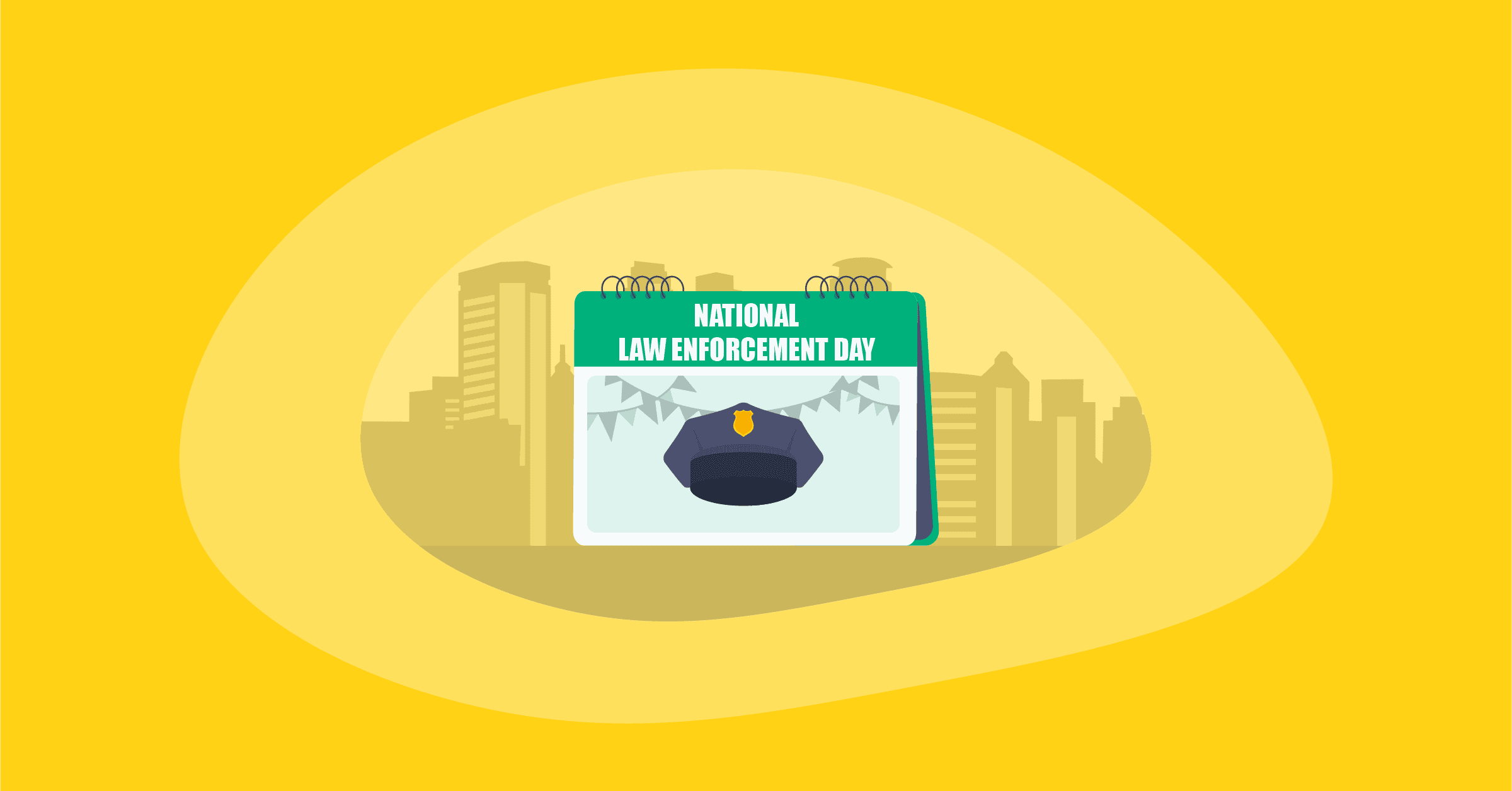 Illustration of National Law Enforcement Day