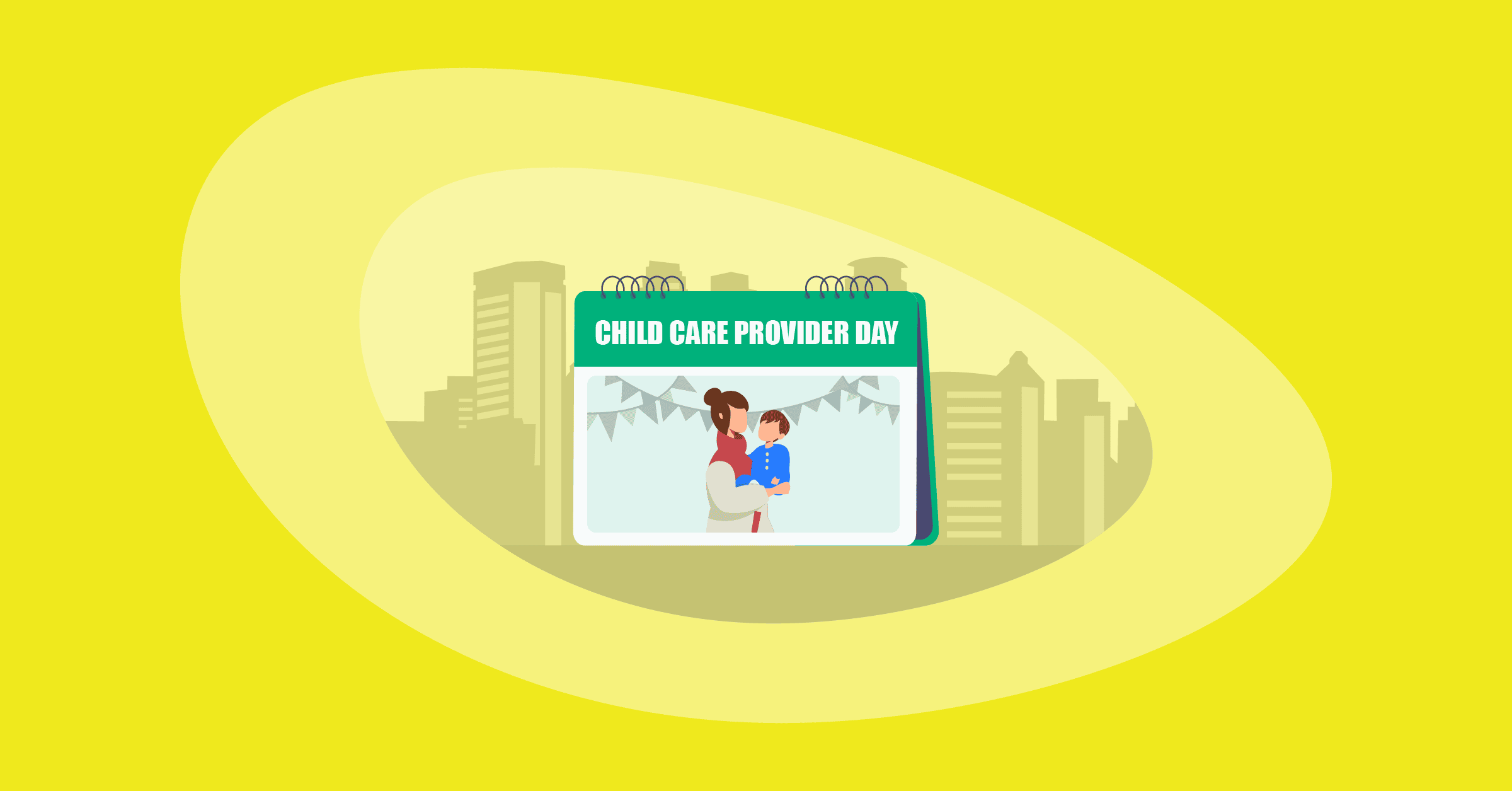 Illustration of Child Care Provider Day