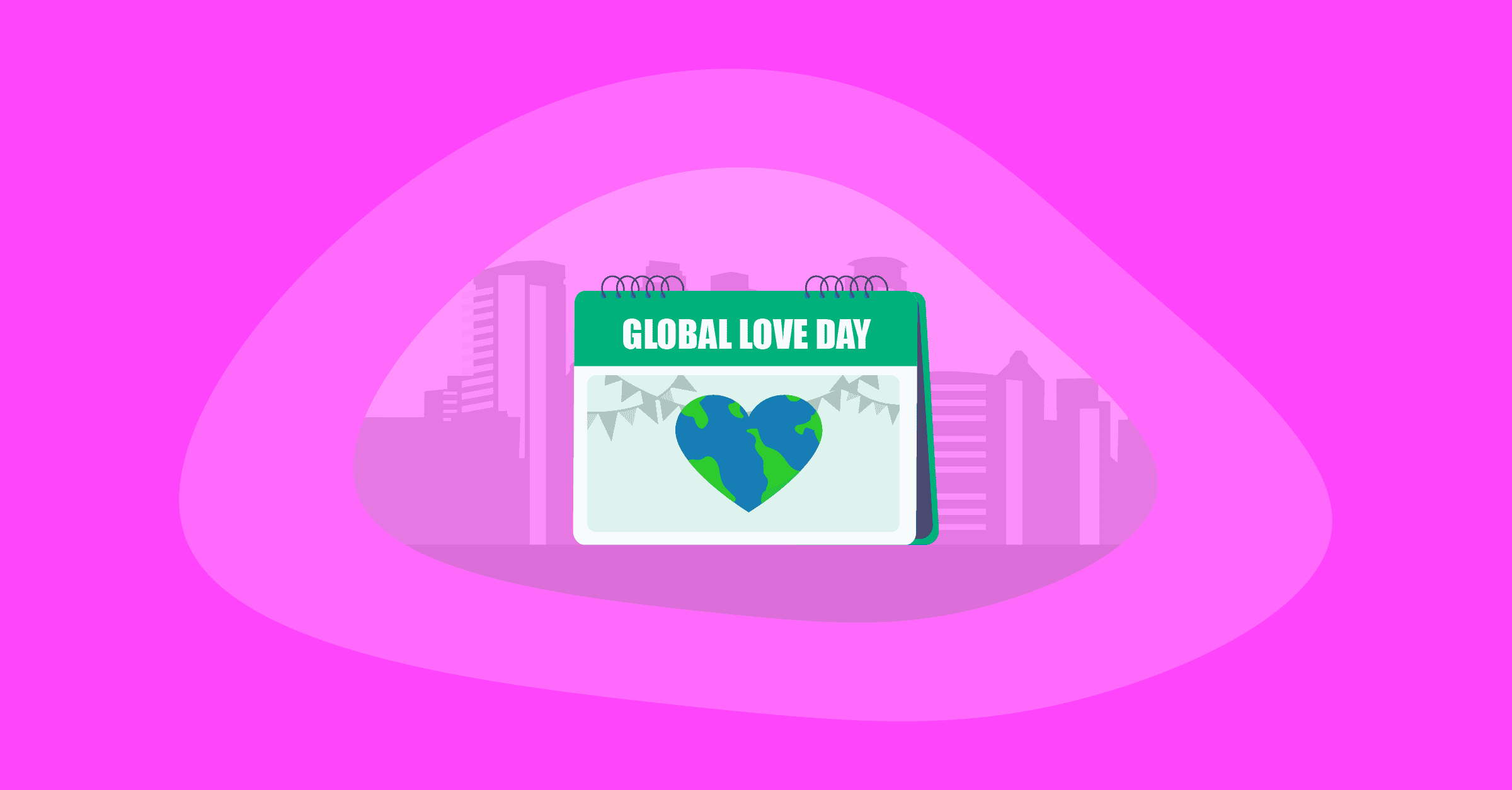 Illustration of Global Love Day