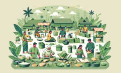 Bangladesh Turns Areca Leaves and Rice Bran Into Eco-Friendly Tableware