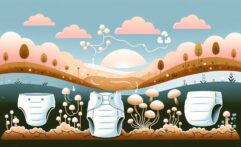 Innovative Fungi Packets Transform Diapers into Soil Instead of 500-Year Landfill Waste