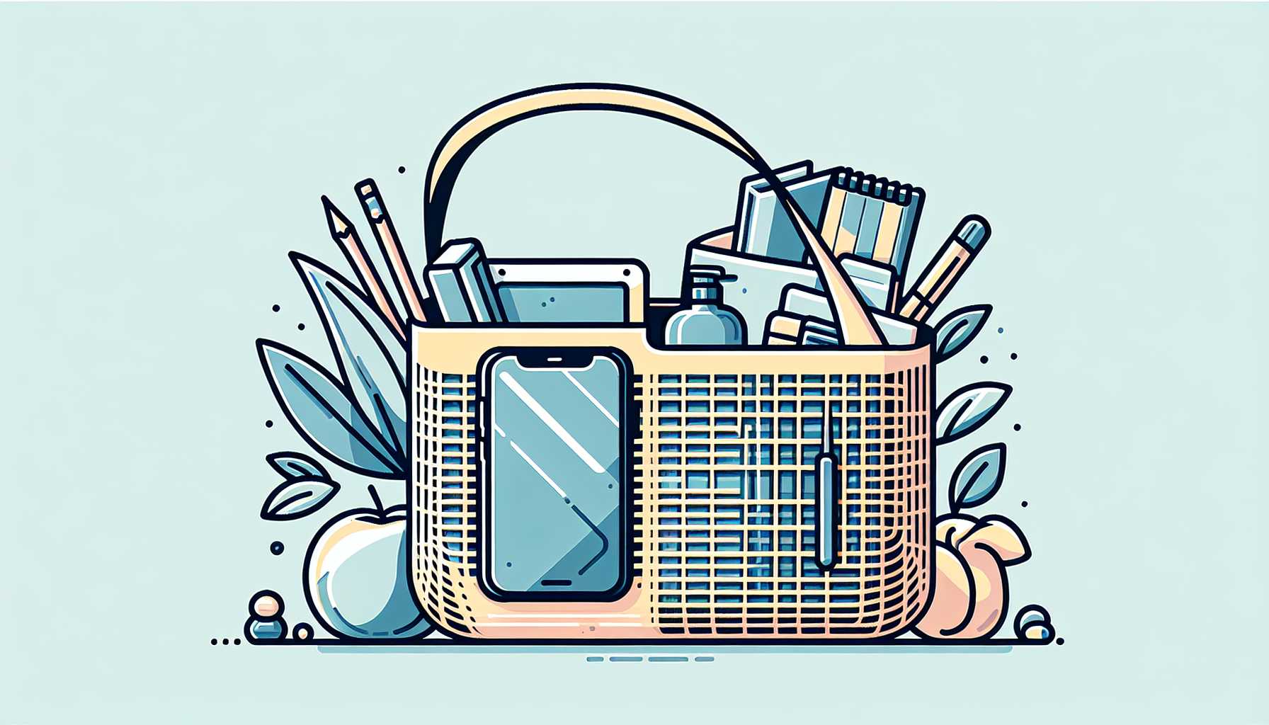 Illustration of a tote bag