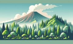 Trees Near Volcanoes Signal Eruptions Before They Happen