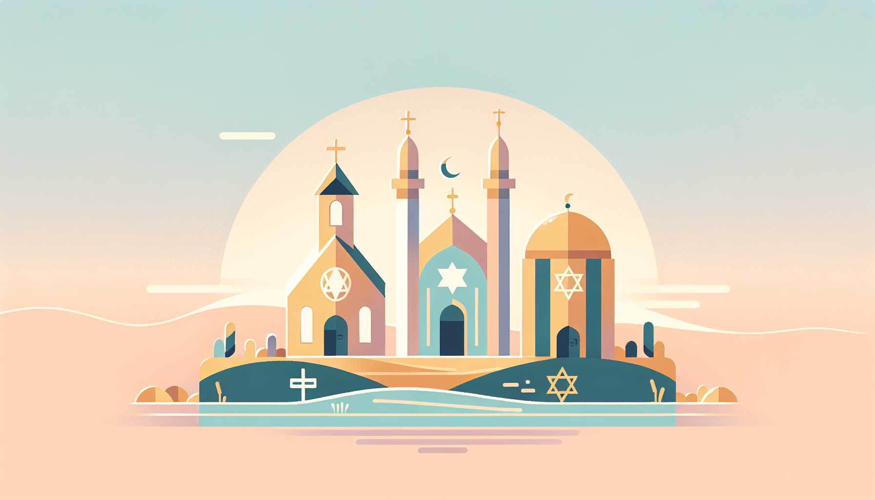 Illustration of interfaith unity